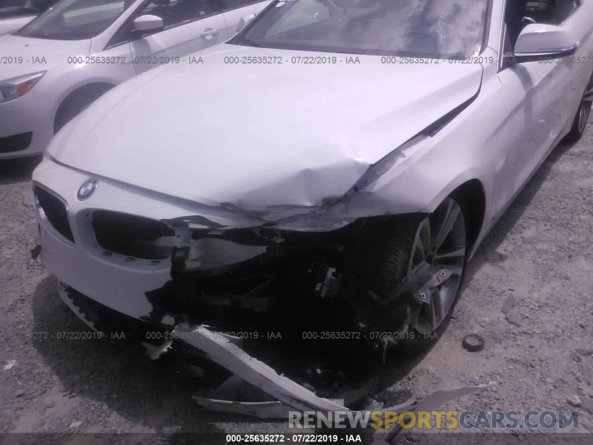 6 fotografías del automóvil dañado WBA4Z1C50KEE51715 BMW 430I 2019