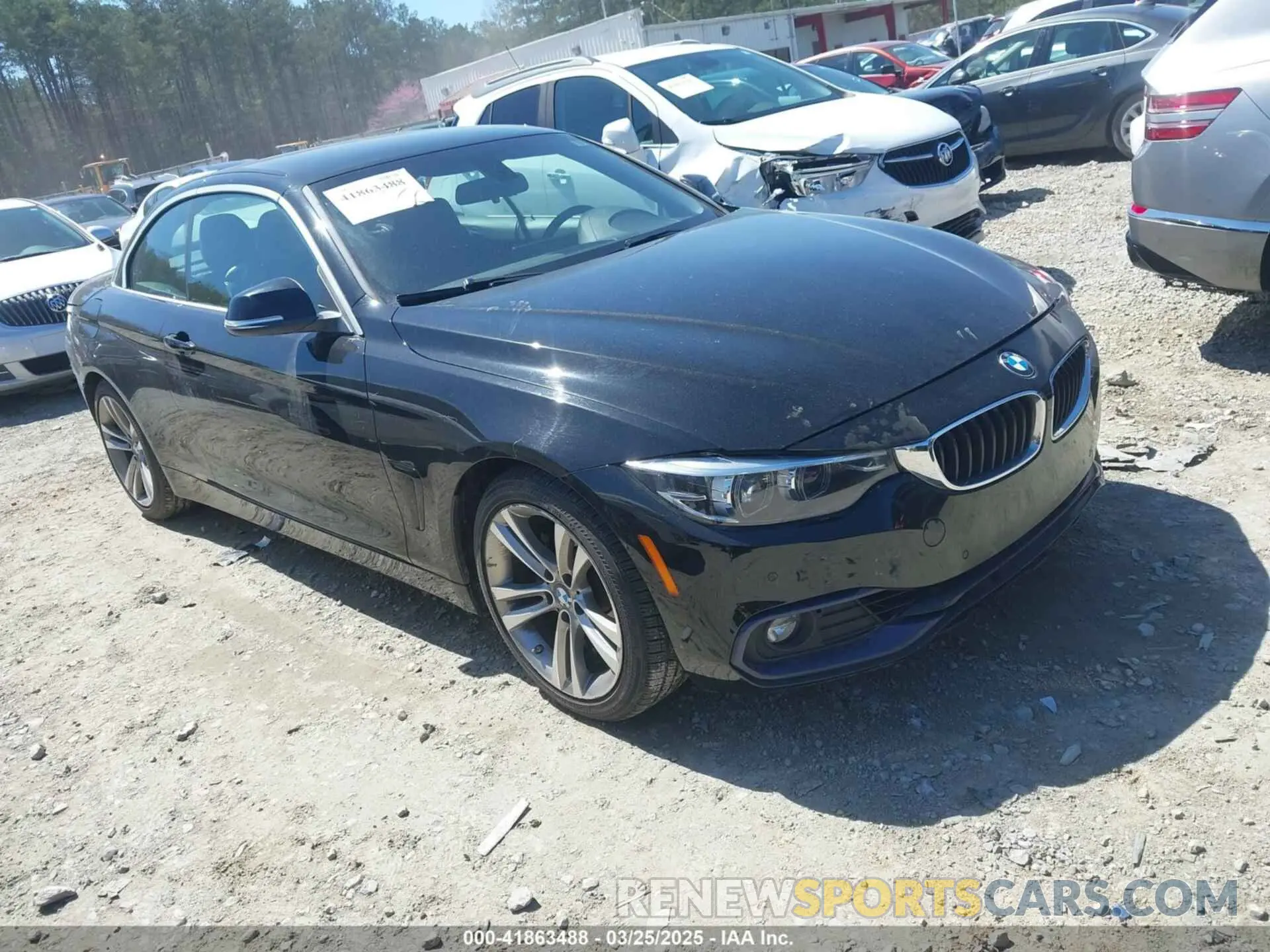 1 fotografías del automóvil dañado WBA4Z1C51KEE44675 BMW 430I 2019