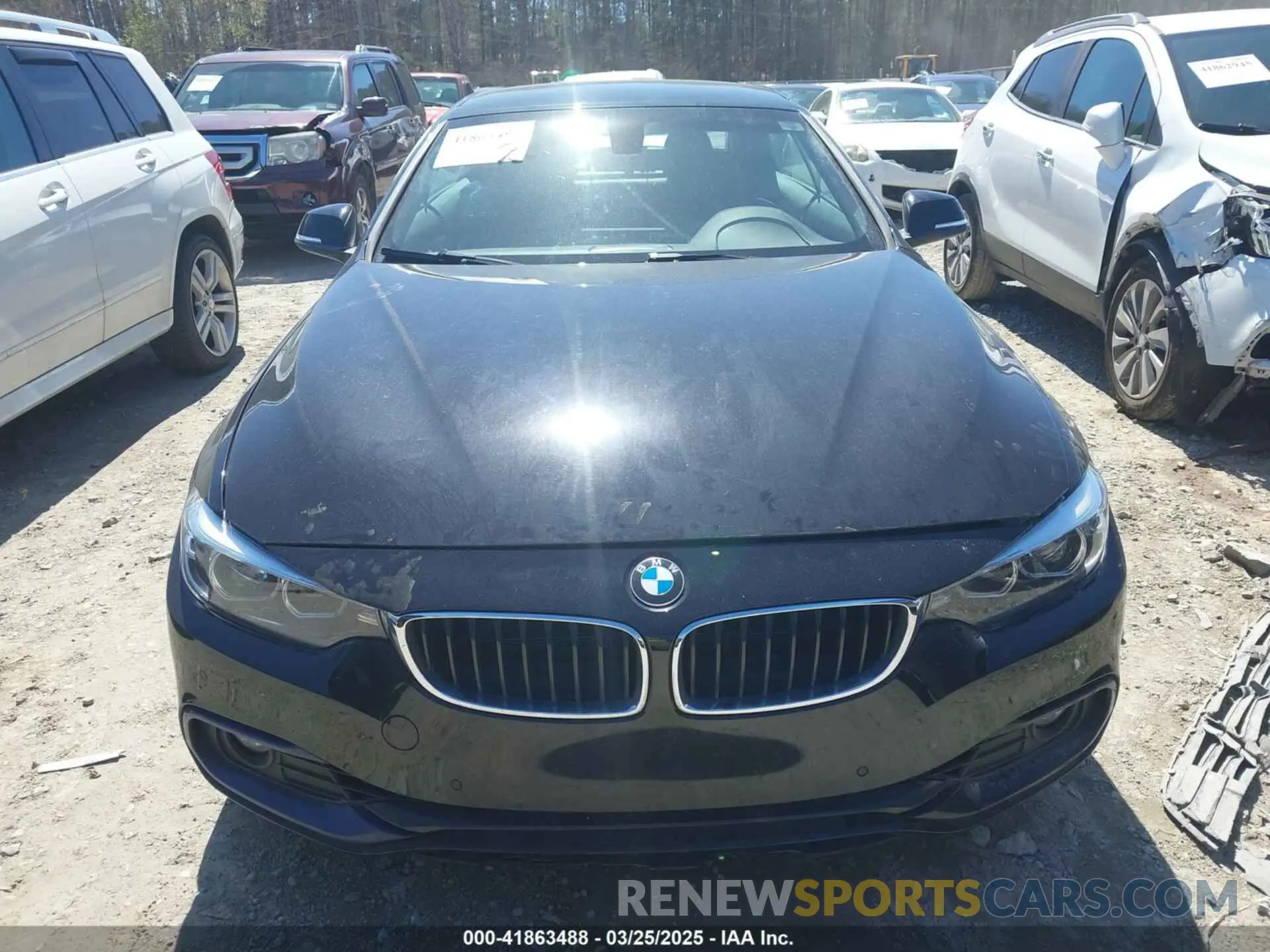 12 fotografías del automóvil dañado WBA4Z1C51KEE44675 BMW 430I 2019