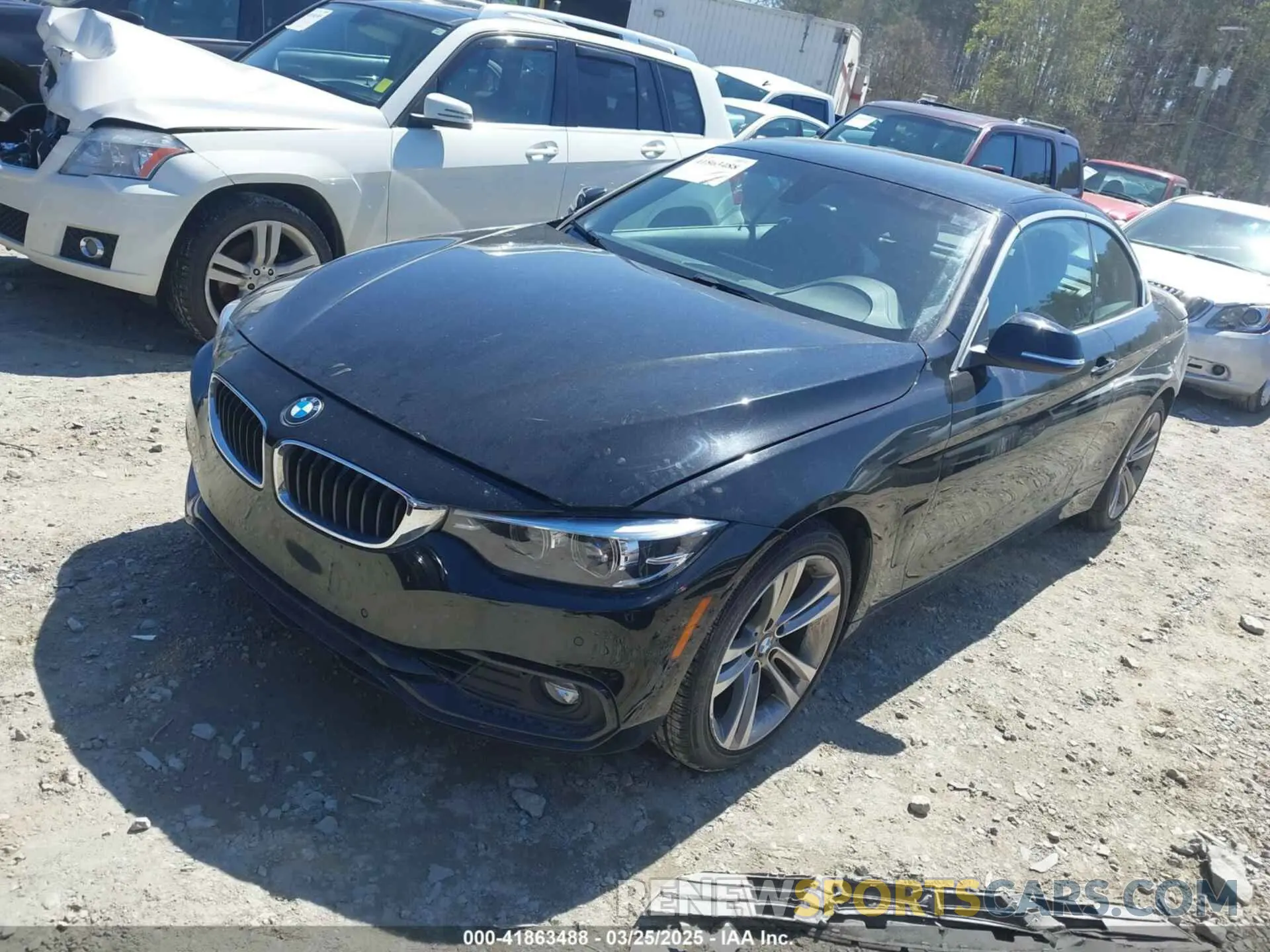 2 fotografías del automóvil dañado WBA4Z1C51KEE44675 BMW 430I 2019
