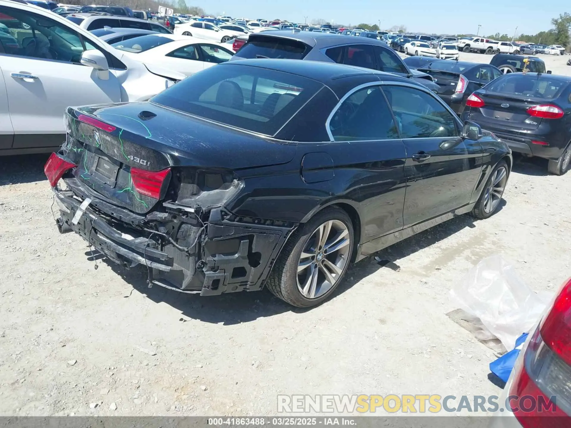 4 fotografías del automóvil dañado WBA4Z1C51KEE44675 BMW 430I 2019