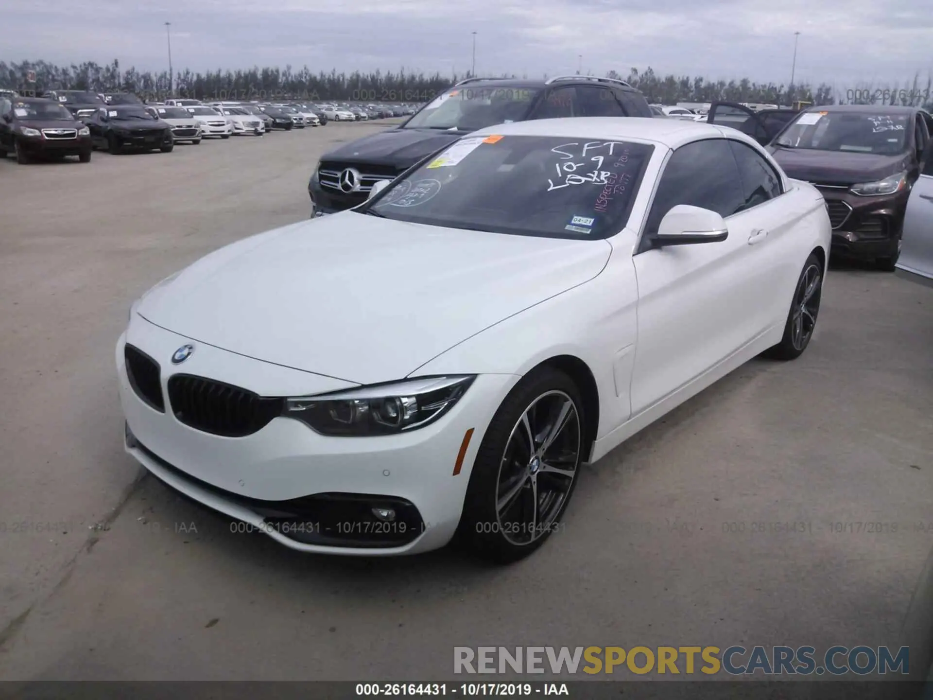 2 fotografías del automóvil dañado WBA4Z1C51KEE48922 BMW 430I 2019