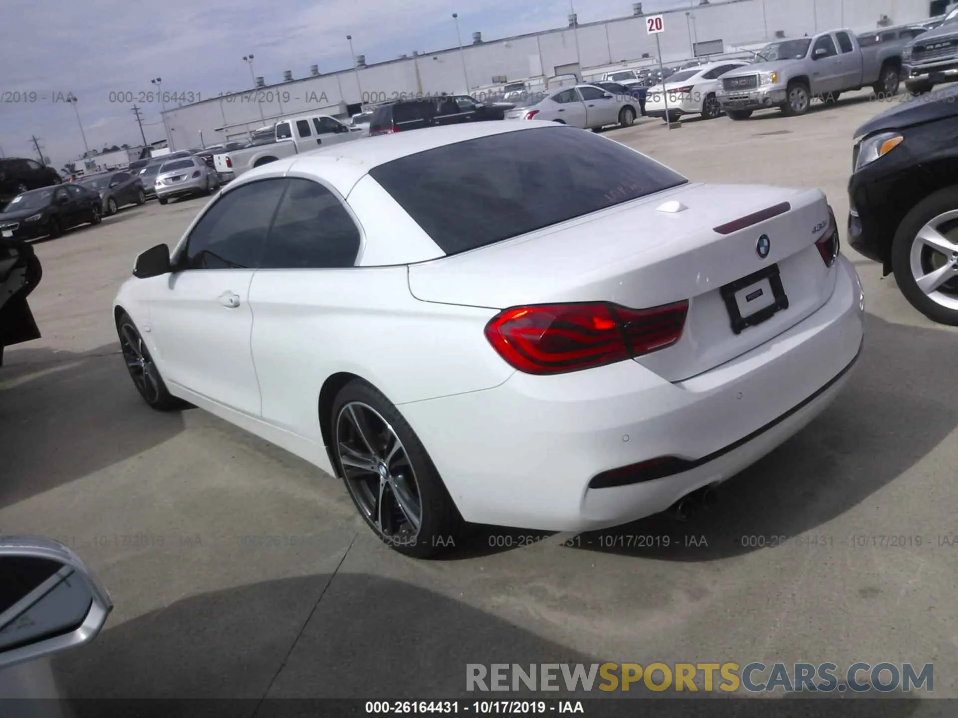 3 fotografías del automóvil dañado WBA4Z1C51KEE48922 BMW 430I 2019