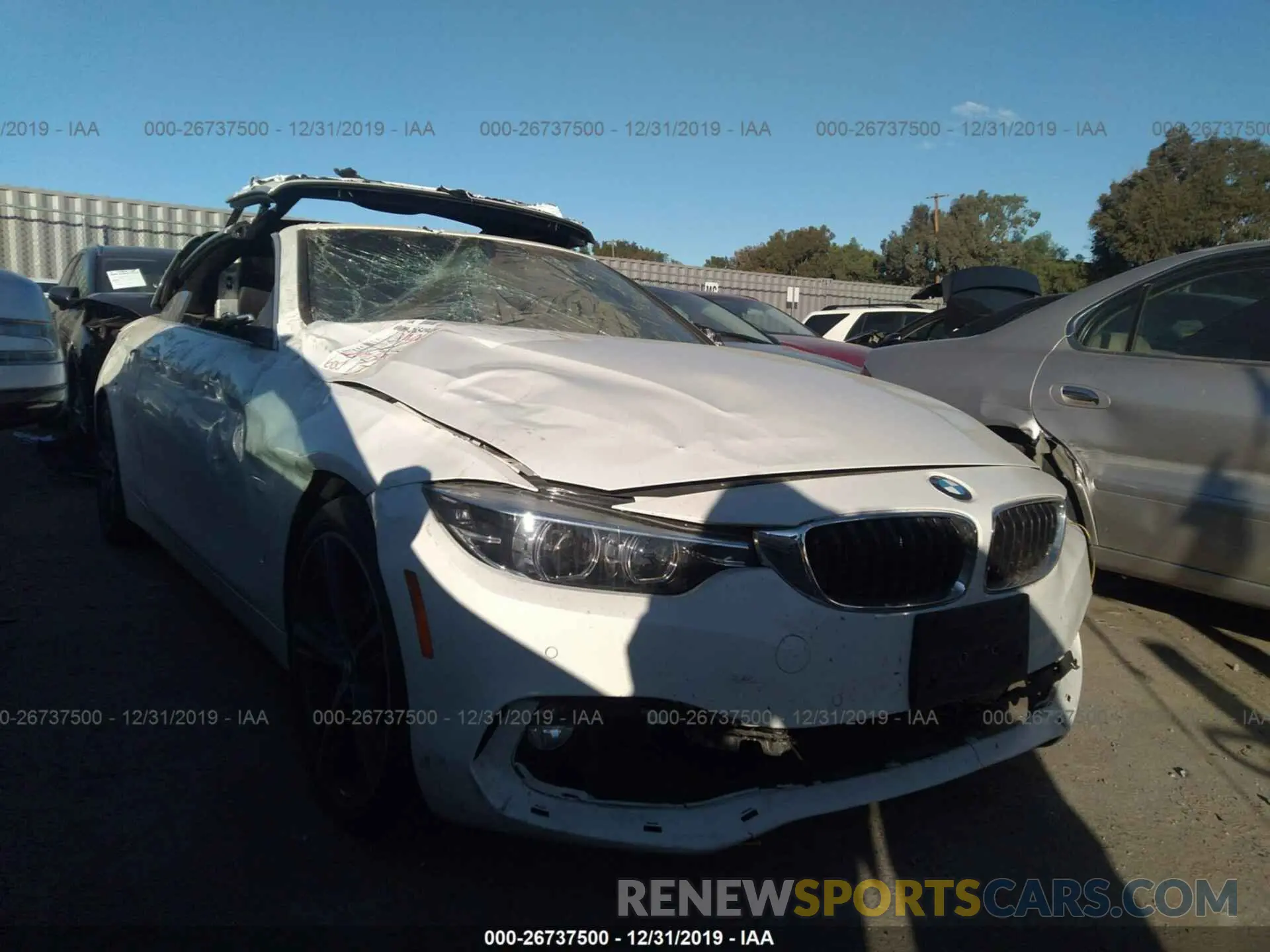 1 fotografías del automóvil dañado WBA4Z1C52KEE48993 BMW 430I 2019