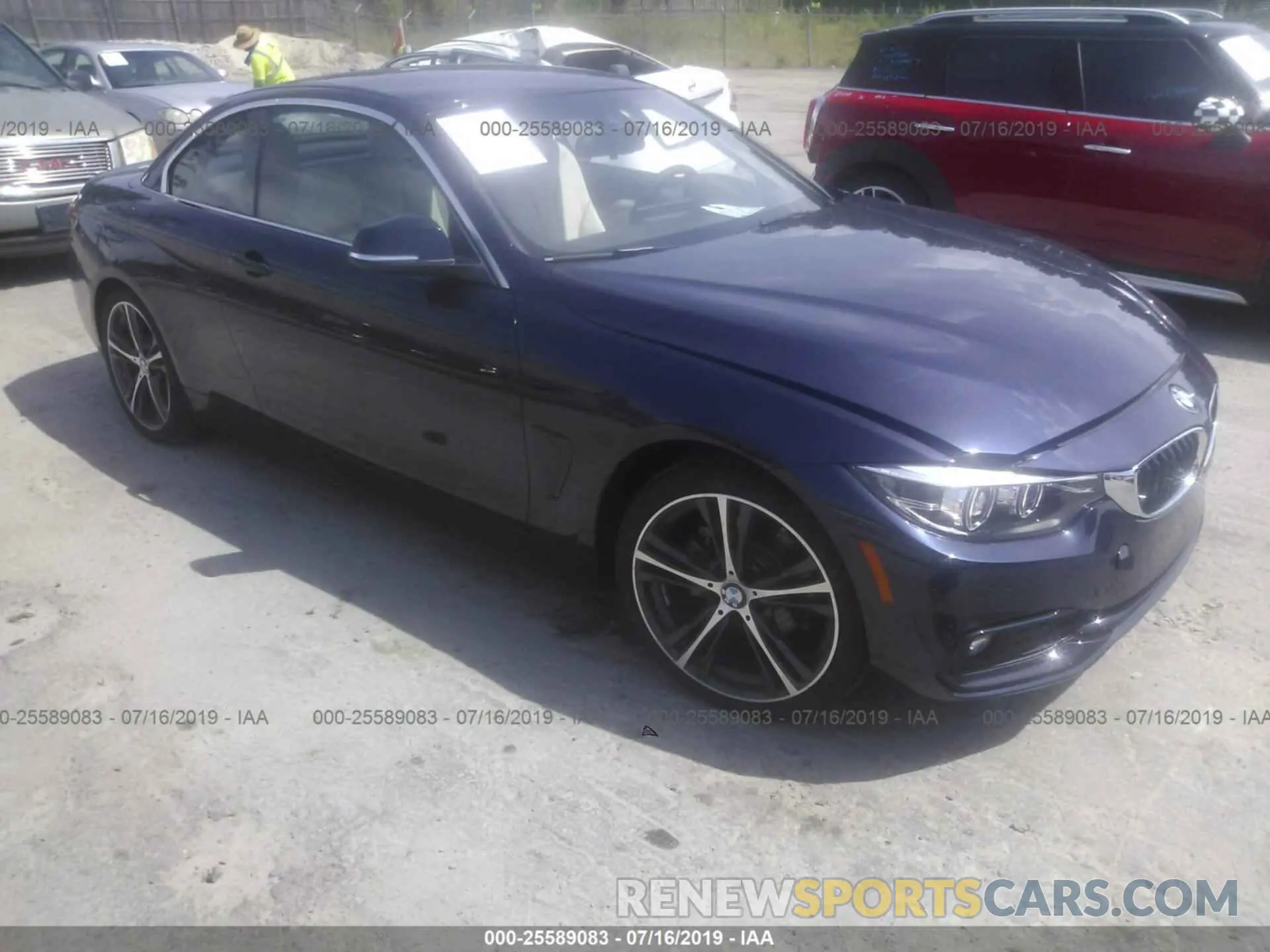 1 fotografías del automóvil dañado WBA4Z1C53KEE51546 BMW 430I 2019