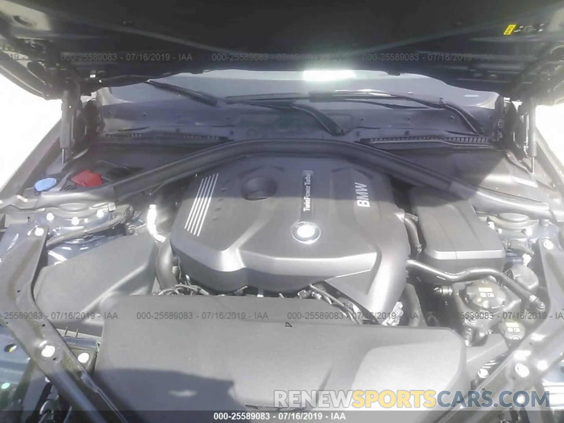 10 fotografías del automóvil dañado WBA4Z1C53KEE51546 BMW 430I 2019