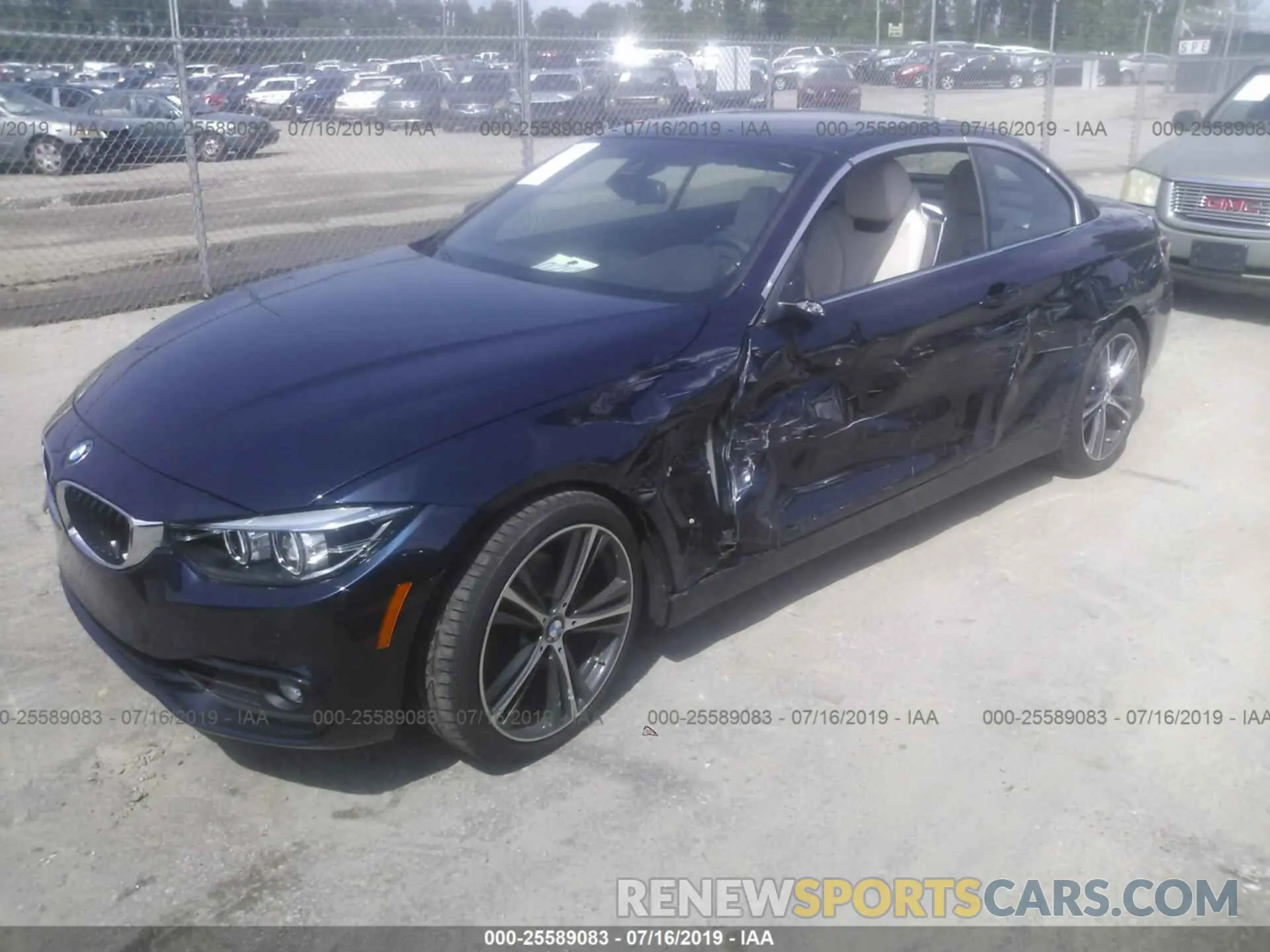 2 fotografías del automóvil dañado WBA4Z1C53KEE51546 BMW 430I 2019