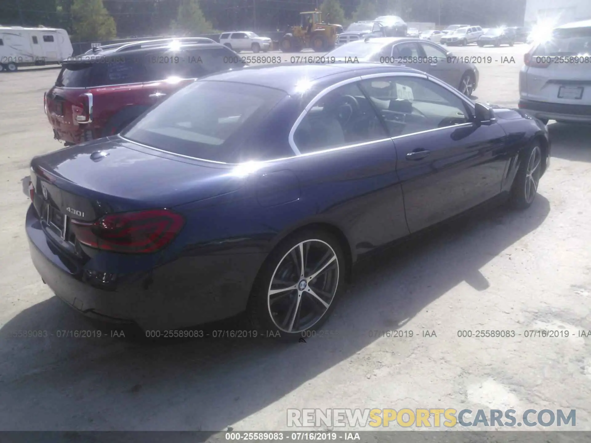 4 fotografías del automóvil dañado WBA4Z1C53KEE51546 BMW 430I 2019