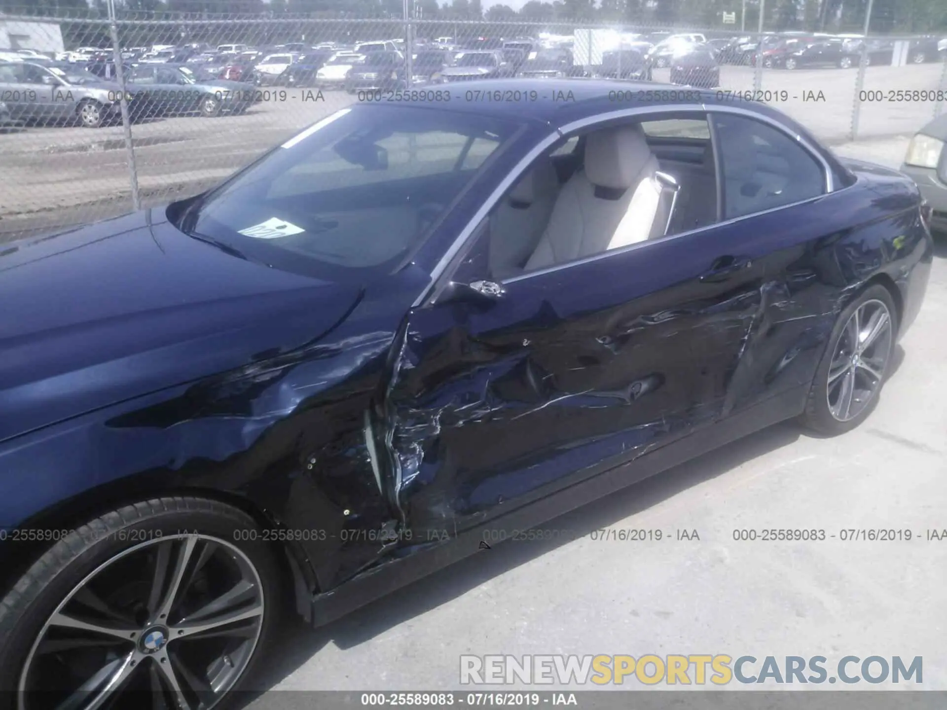 6 fotografías del automóvil dañado WBA4Z1C53KEE51546 BMW 430I 2019