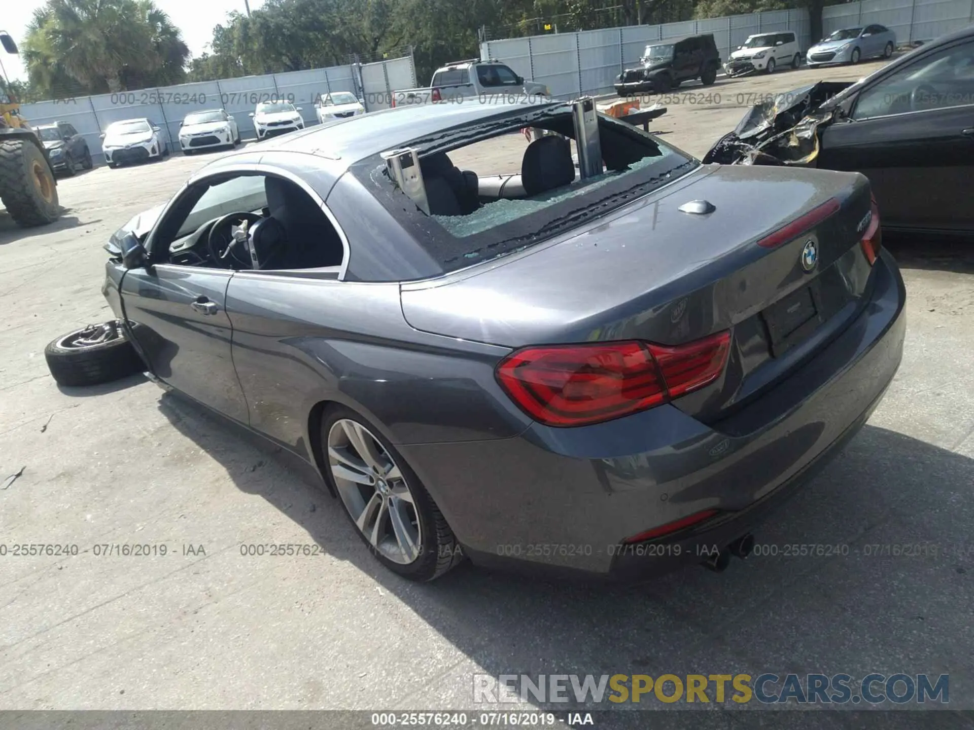 3 fotografías del automóvil dañado WBA4Z1C55KEE51757 BMW 430I 2019