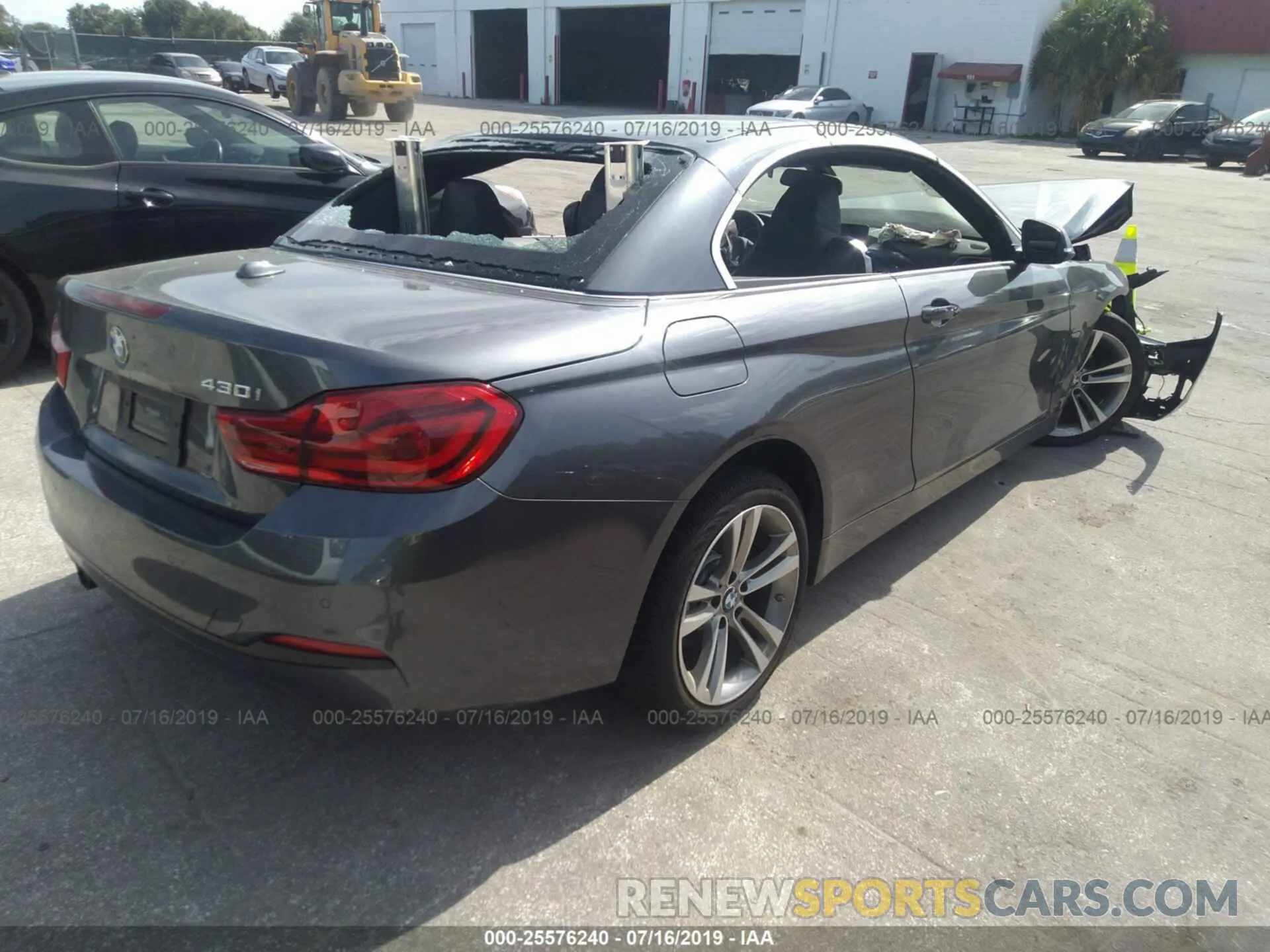4 fotografías del automóvil dañado WBA4Z1C55KEE51757 BMW 430I 2019