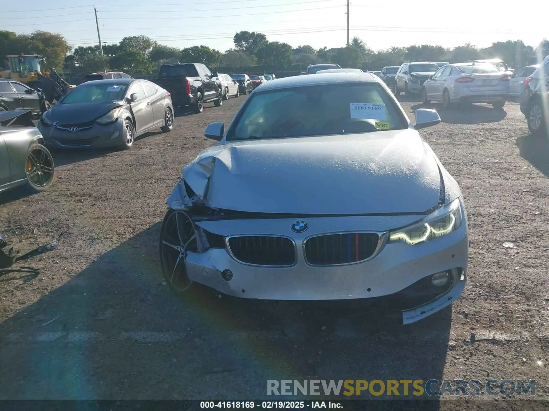 12 fotografías del automóvil dañado WBA4Z1C57KEE44535 BMW 430I 2019