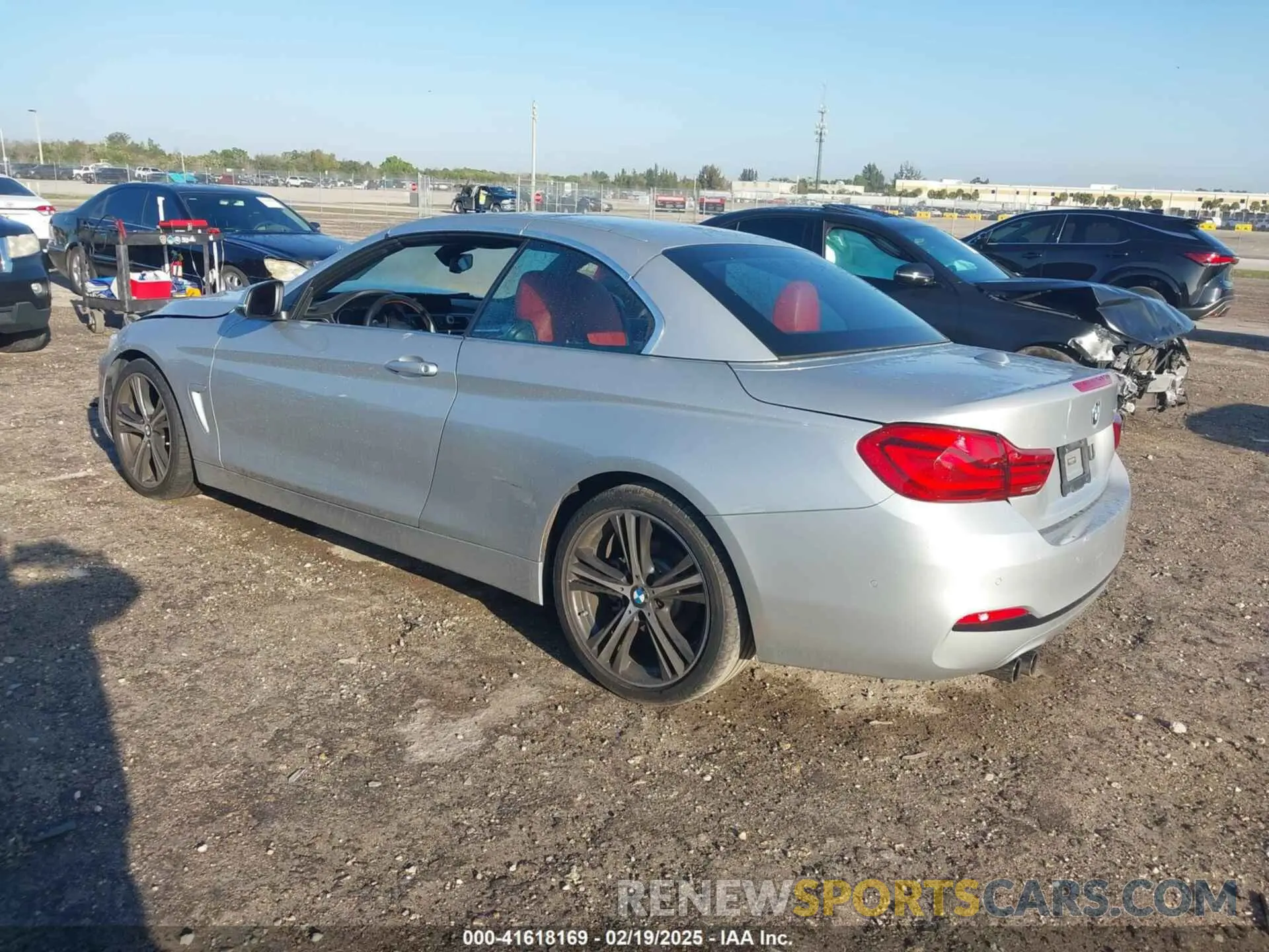 3 fotografías del automóvil dañado WBA4Z1C57KEE44535 BMW 430I 2019