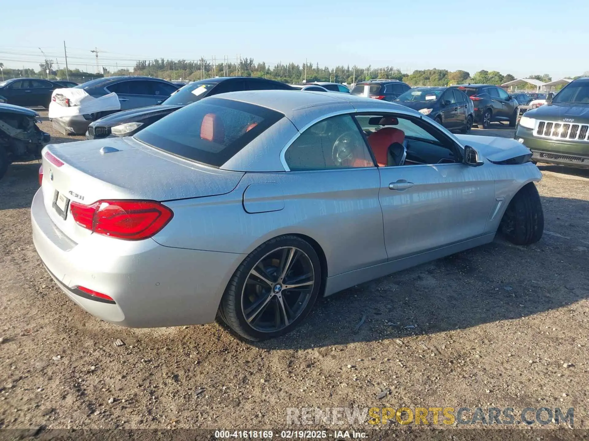4 fotografías del automóvil dañado WBA4Z1C57KEE44535 BMW 430I 2019