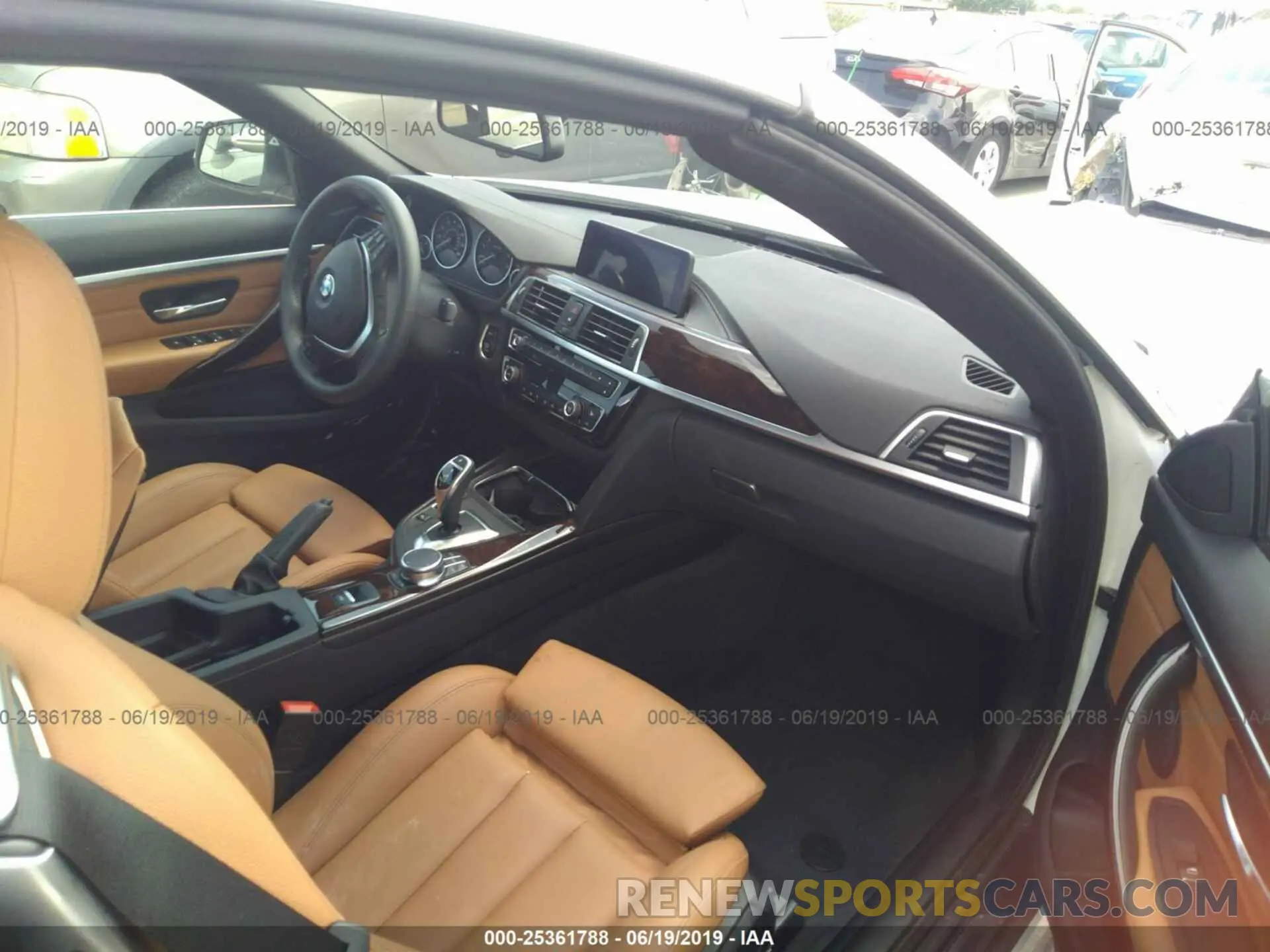 5 fotografías del automóvil dañado WBA4Z1C57KEE48973 BMW 430I 2019