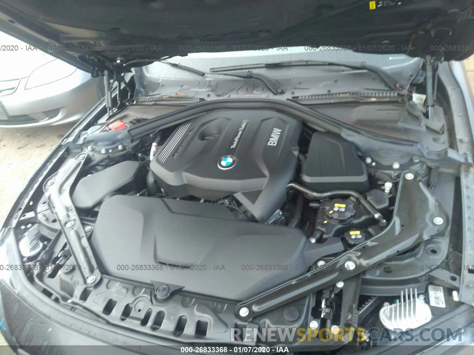 10 fotografías del automóvil dañado WBA4Z1C58KEE44723 BMW 430I 2019