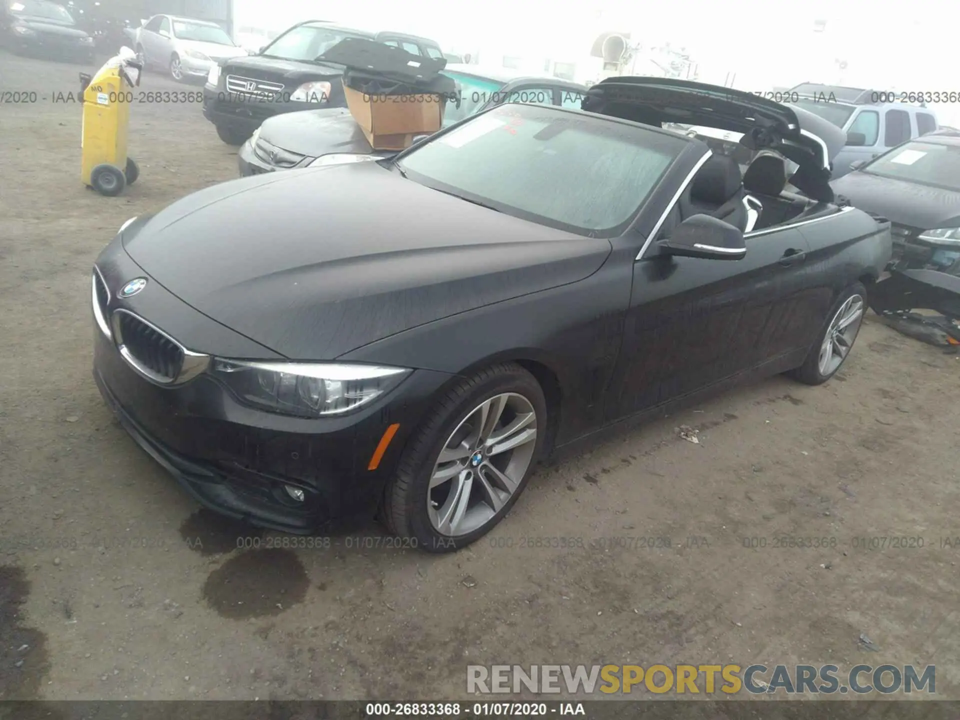 2 fotografías del automóvil dañado WBA4Z1C58KEE44723 BMW 430I 2019
