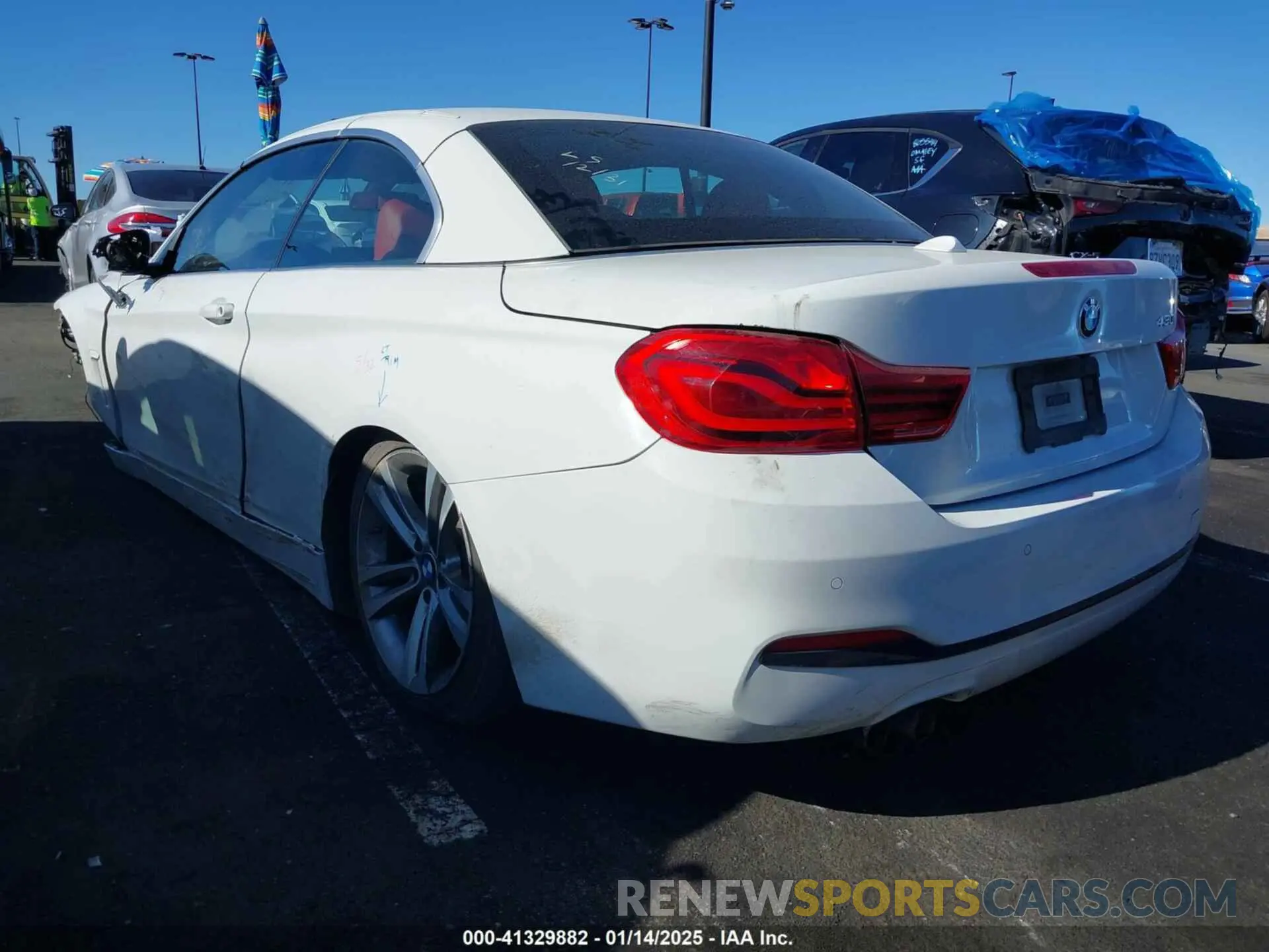 3 fotografías del automóvil dañado WBA4Z1C58KEE48884 BMW 430I 2019