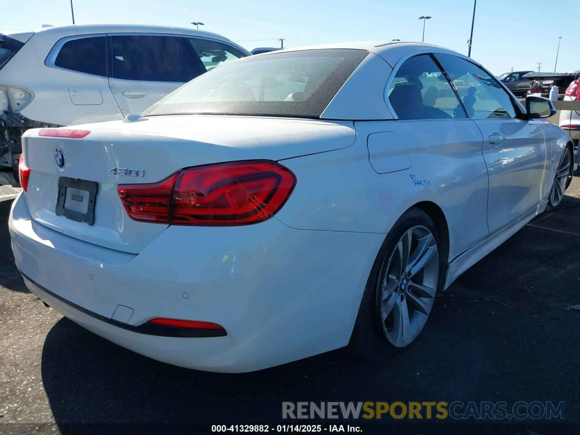 4 fotografías del automóvil dañado WBA4Z1C58KEE48884 BMW 430I 2019