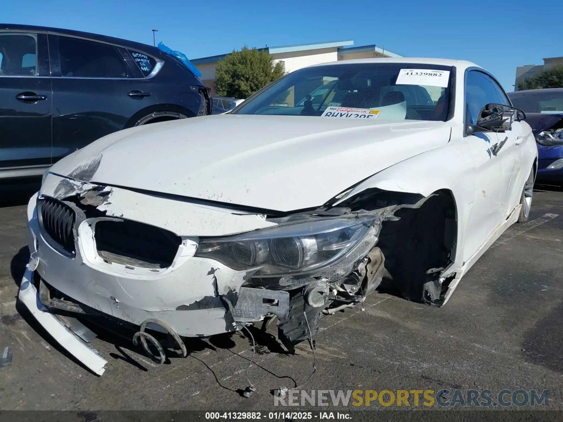 6 fotografías del automóvil dañado WBA4Z1C58KEE48884 BMW 430I 2019