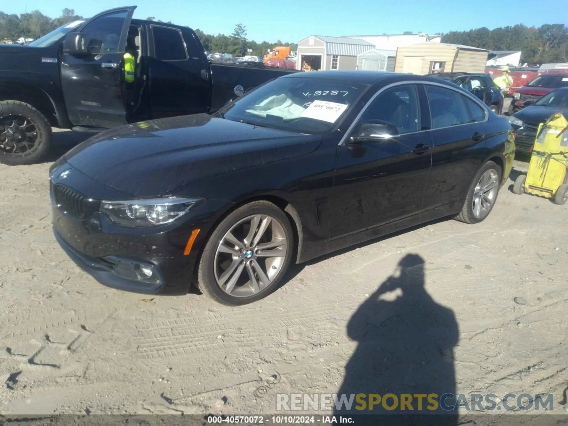 2 fotografías del automóvil dañado WBA4J1C08LBU68287 BMW 430I 2020