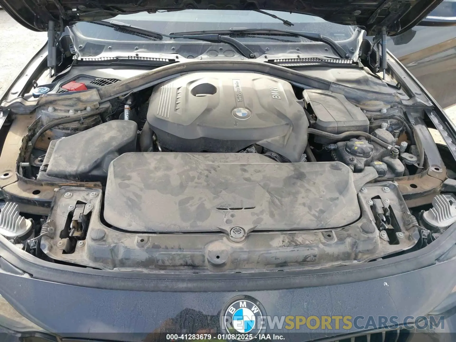 10 fotografías del automóvil dañado WBA4W3C00LAG91526 BMW 430I 2020