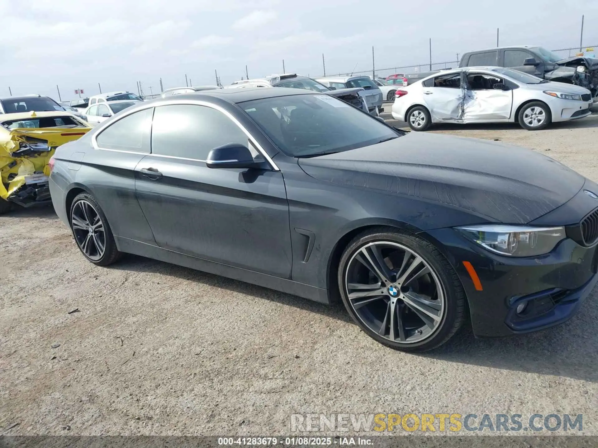 13 fotografías del automóvil dañado WBA4W3C00LAG91526 BMW 430I 2020