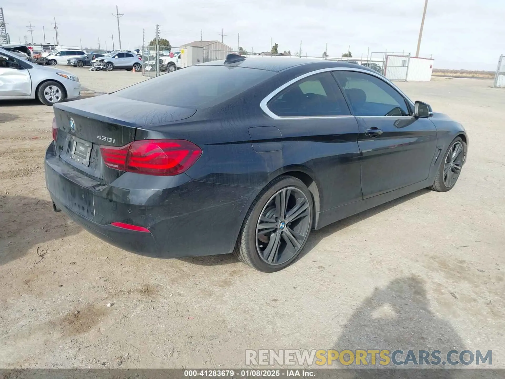 4 fotografías del automóvil dañado WBA4W3C00LAG91526 BMW 430I 2020