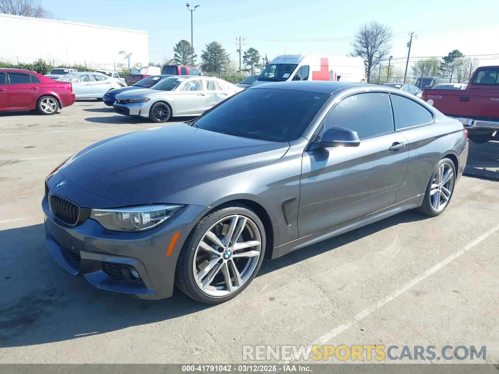 2 fotografías del automóvil dañado WBA4W3C00LFH55972 BMW 430I 2020