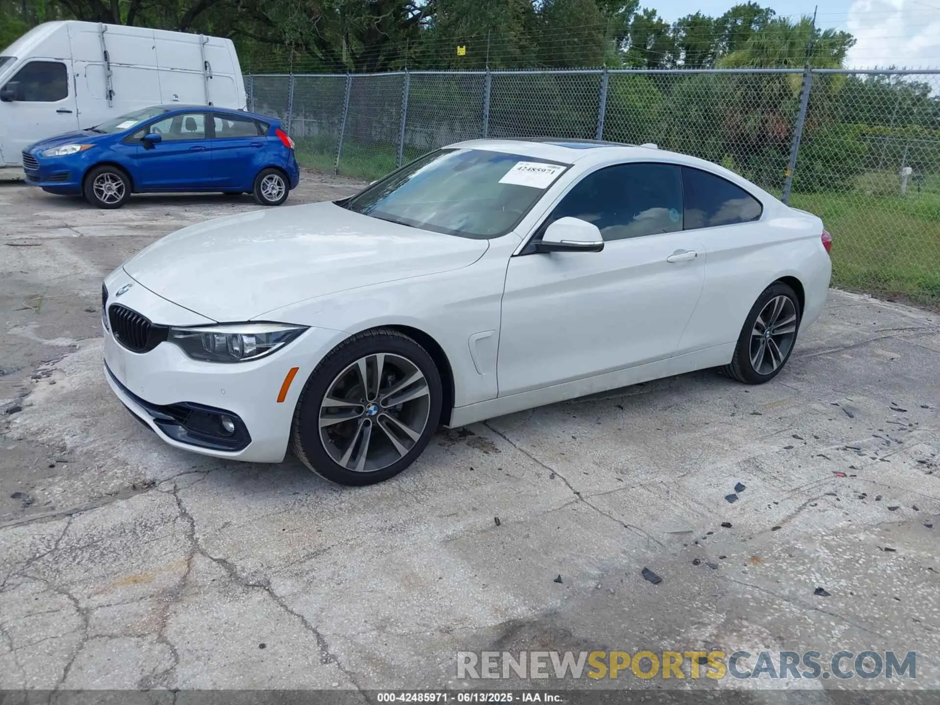 2 fotografías del automóvil dañado WBA4W3C05LFH08761 BMW 430I 2020