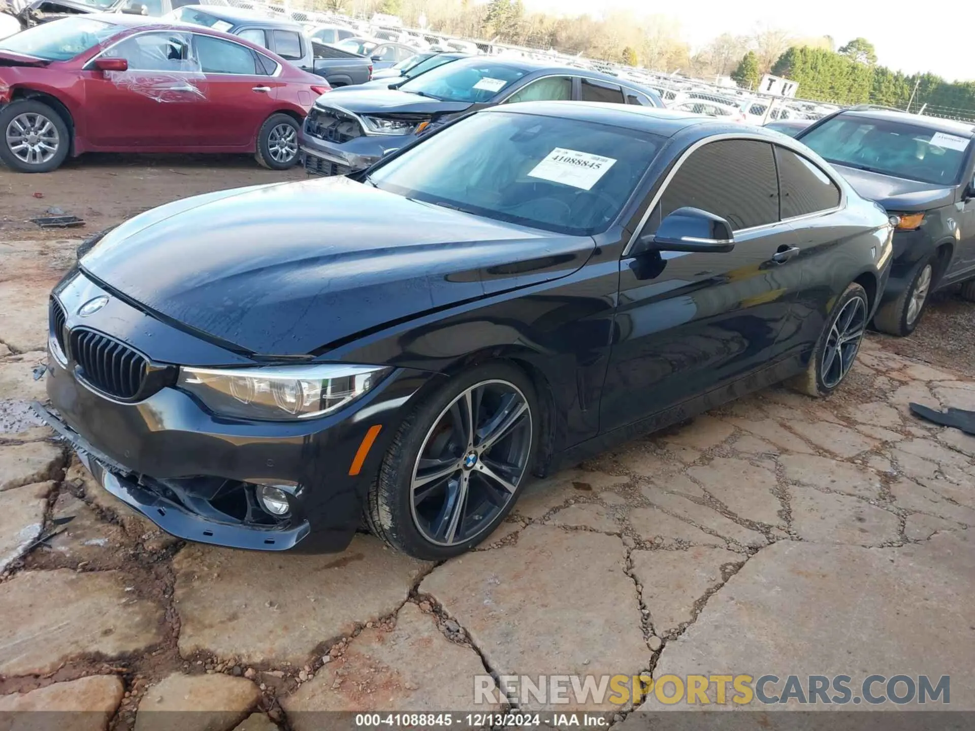 2 fotografías del automóvil dañado WBA4W3C07LAG91751 BMW 430I 2020