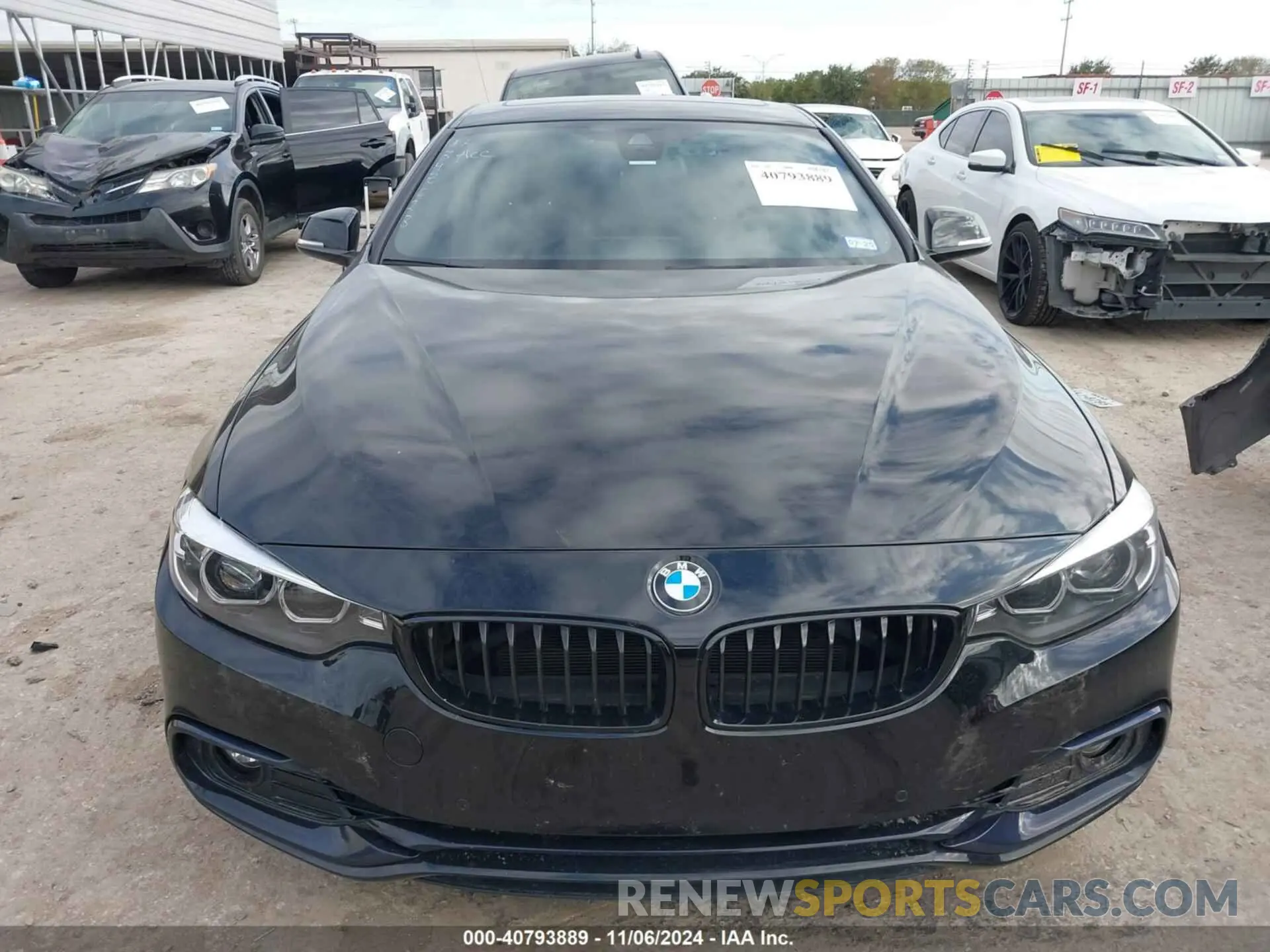 12 fotografías del automóvil dañado WBA4W3C09LAG91735 BMW 430I 2020