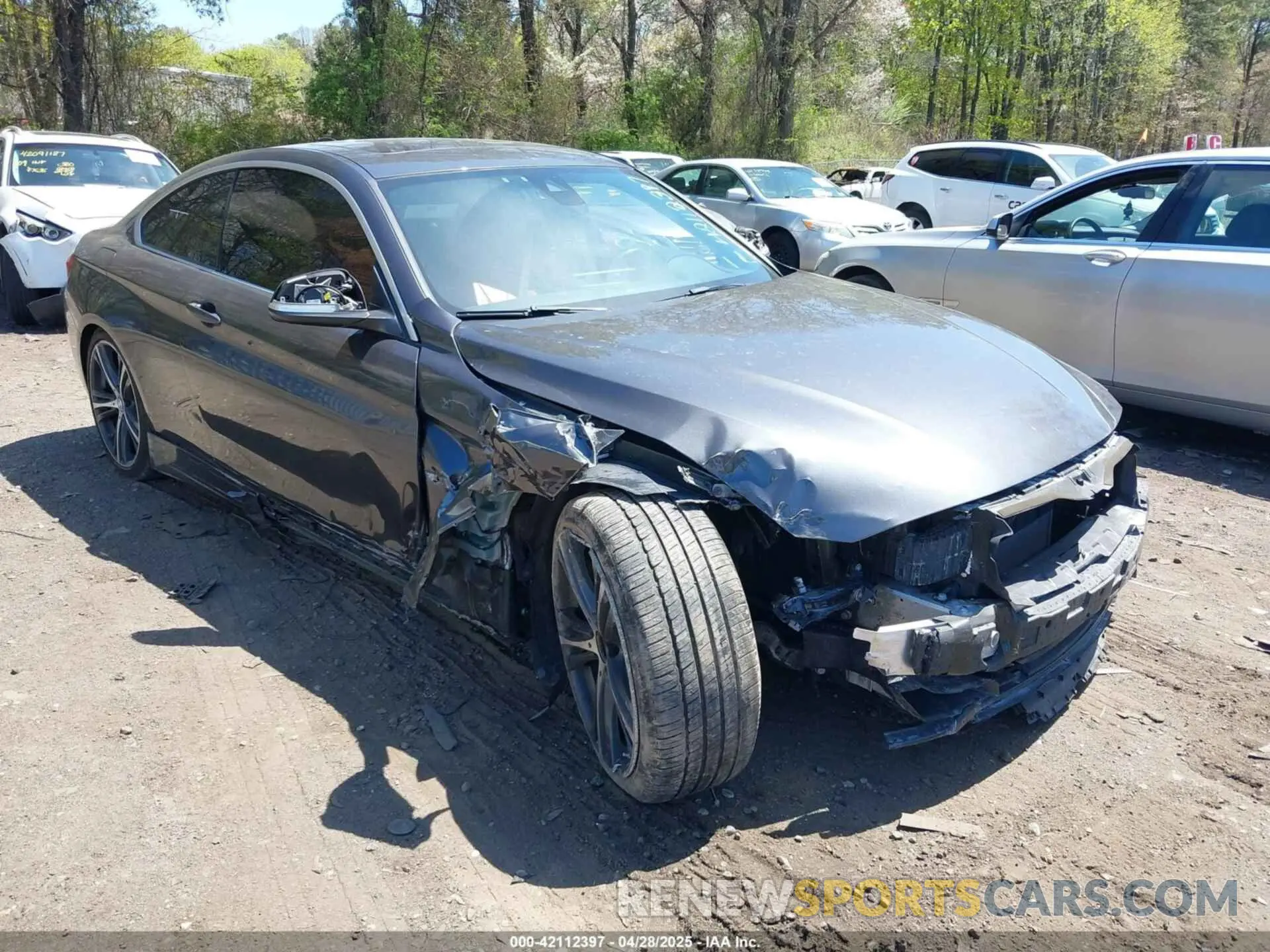1 fotografías del automóvil dañado WBA4W5C05LFH46602 BMW 430I 2020