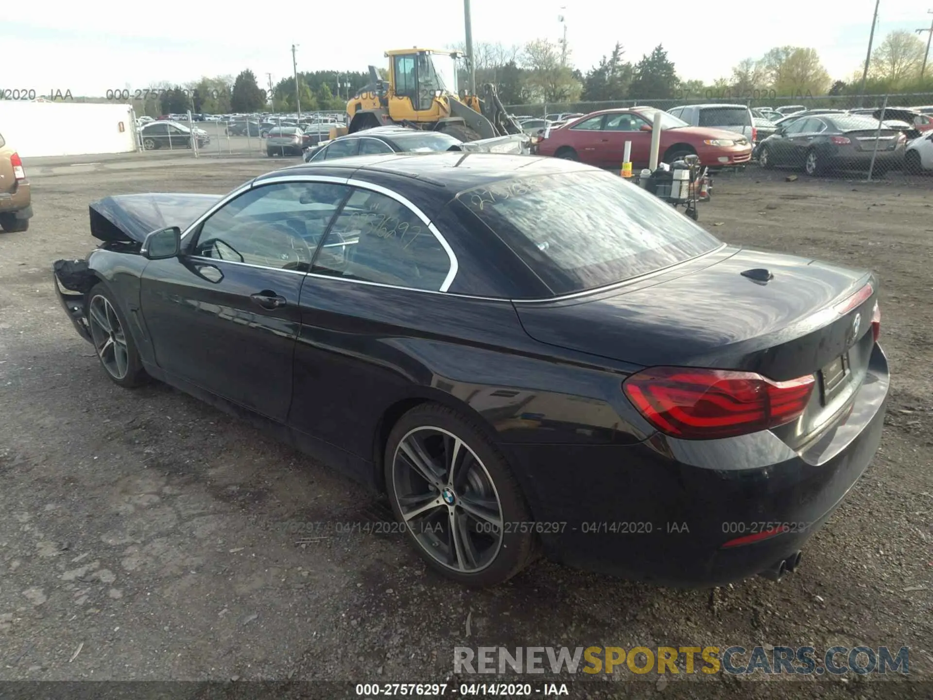 3 fotografías del automóvil dañado WBA4Z1C09L5N54571 BMW 430I 2020