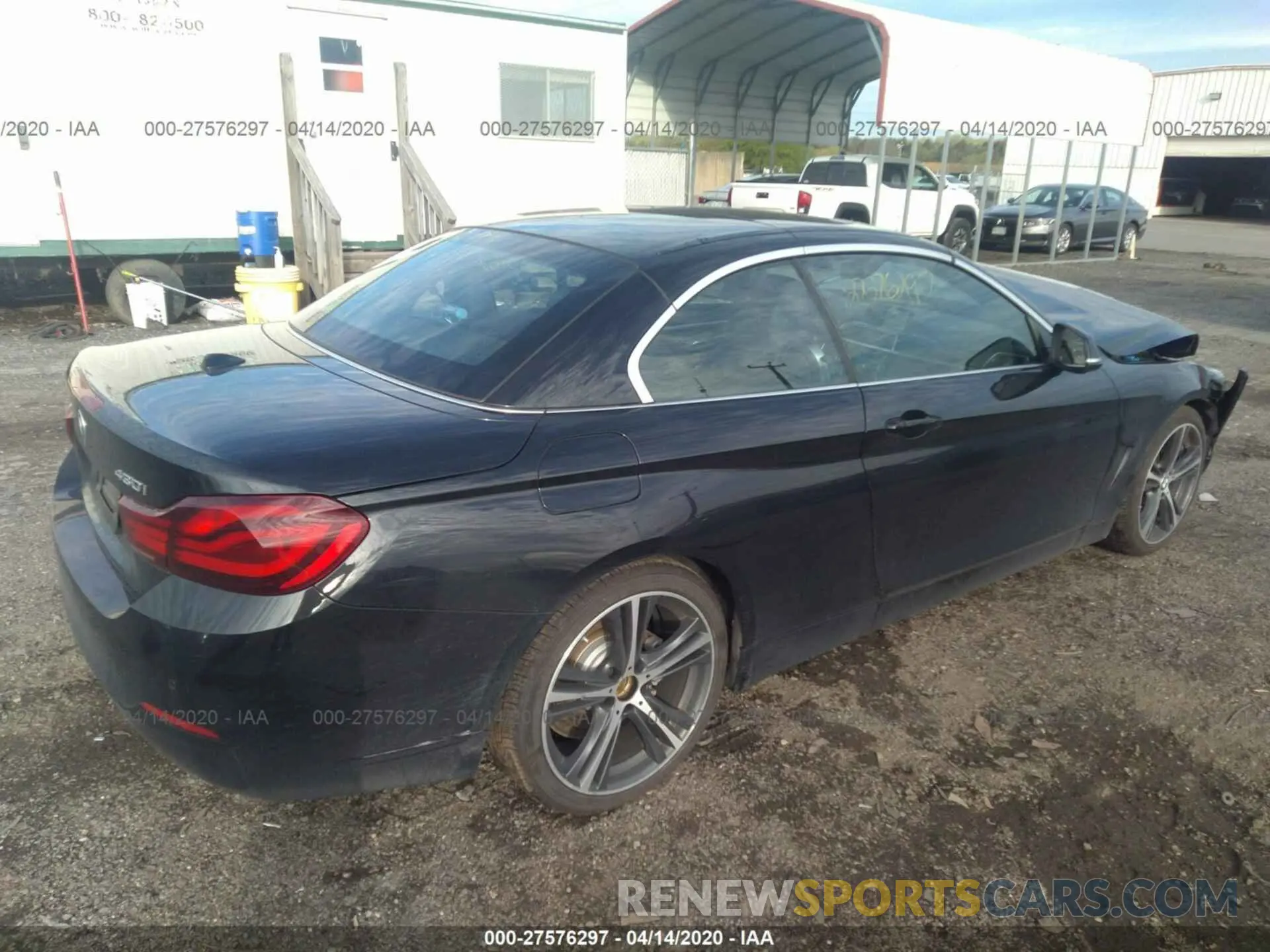 4 fotografías del automóvil dañado WBA4Z1C09L5N54571 BMW 430I 2020