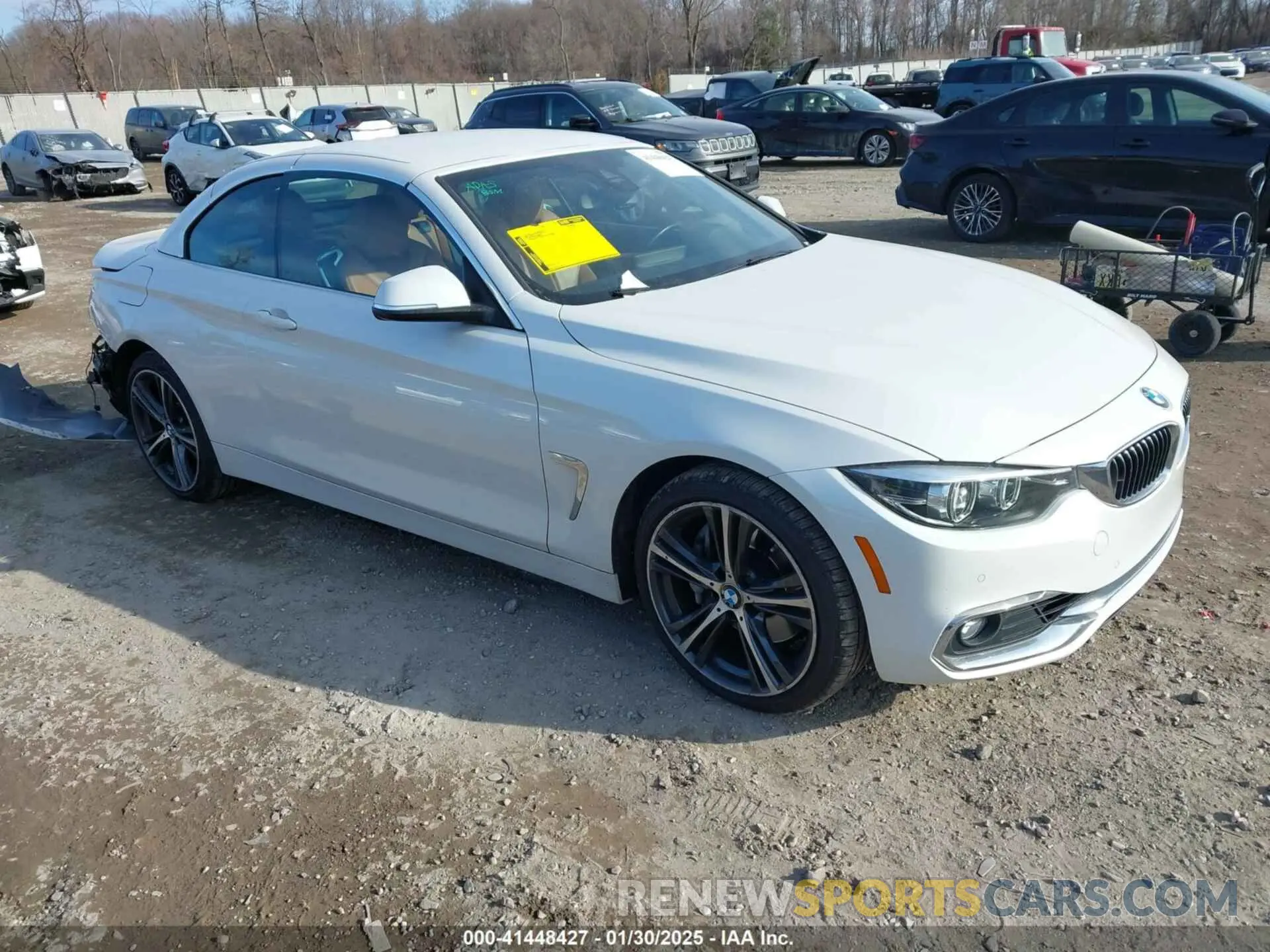 1 fotografías del automóvil dañado WBA4Z3C04L5S11632 BMW 430I 2020