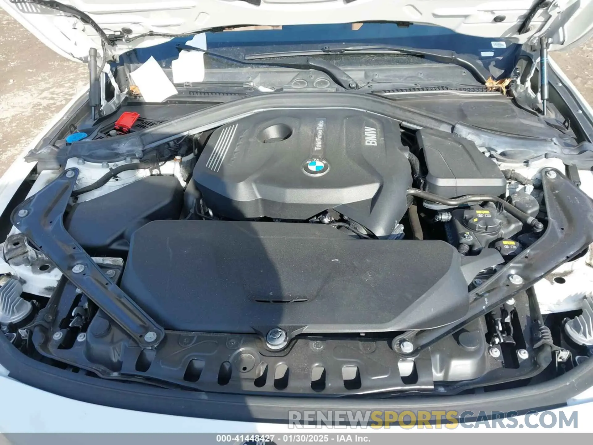 10 fotografías del automóvil dañado WBA4Z3C04L5S11632 BMW 430I 2020
