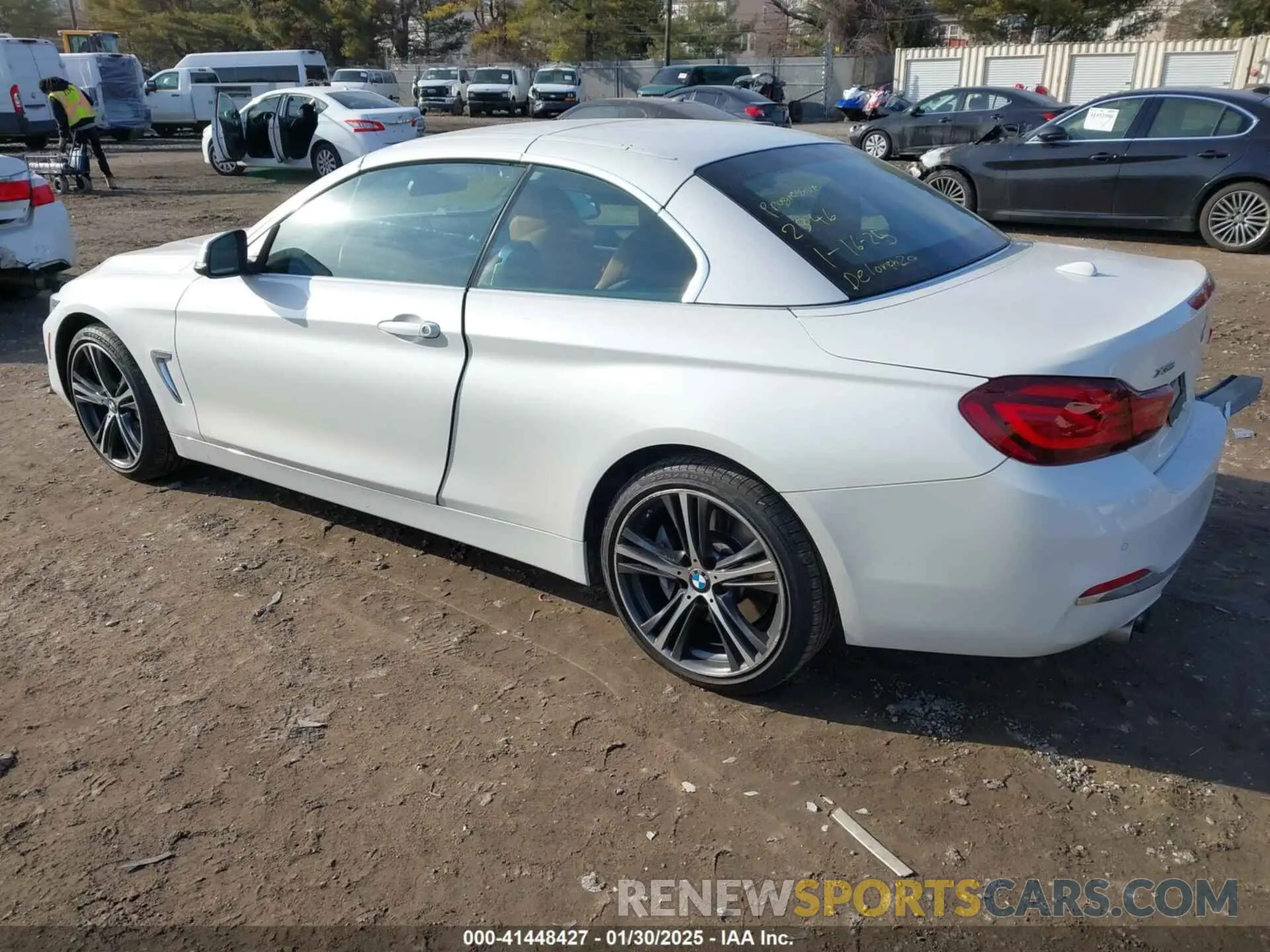 3 fotografías del automóvil dañado WBA4Z3C04L5S11632 BMW 430I 2020