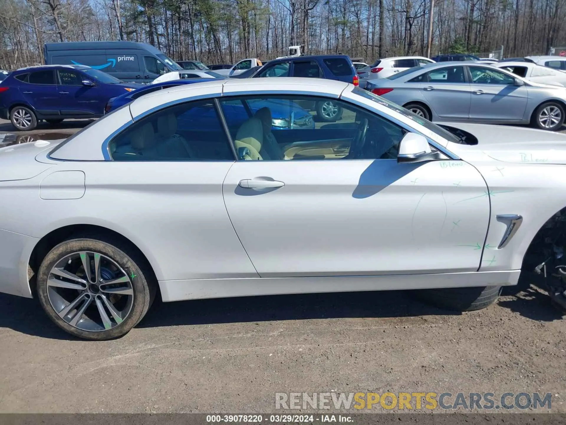13 fotografías del automóvil dañado WBA4Z3C08L5N35747 BMW 430I 2020