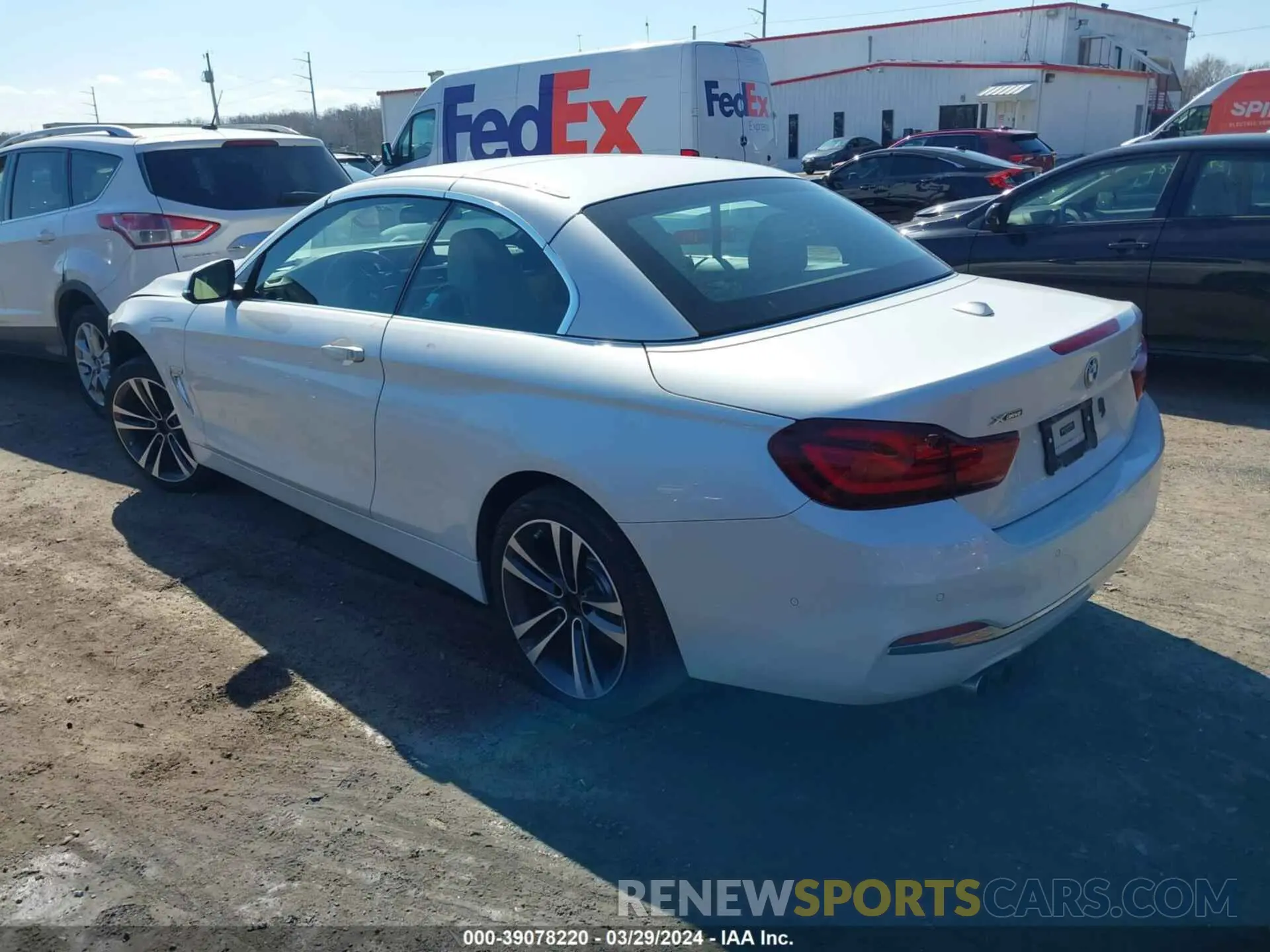 3 fotografías del automóvil dañado WBA4Z3C08L5N35747 BMW 430I 2020