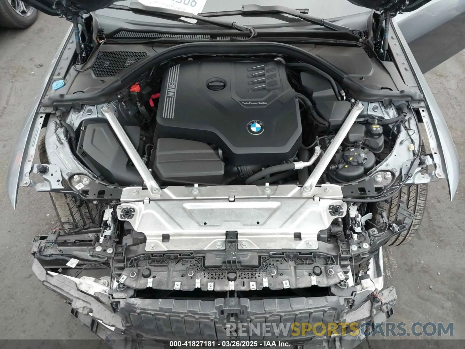 10 fotografías del automóvil dañado WBA23AT08MCH12990 BMW 430I 2021