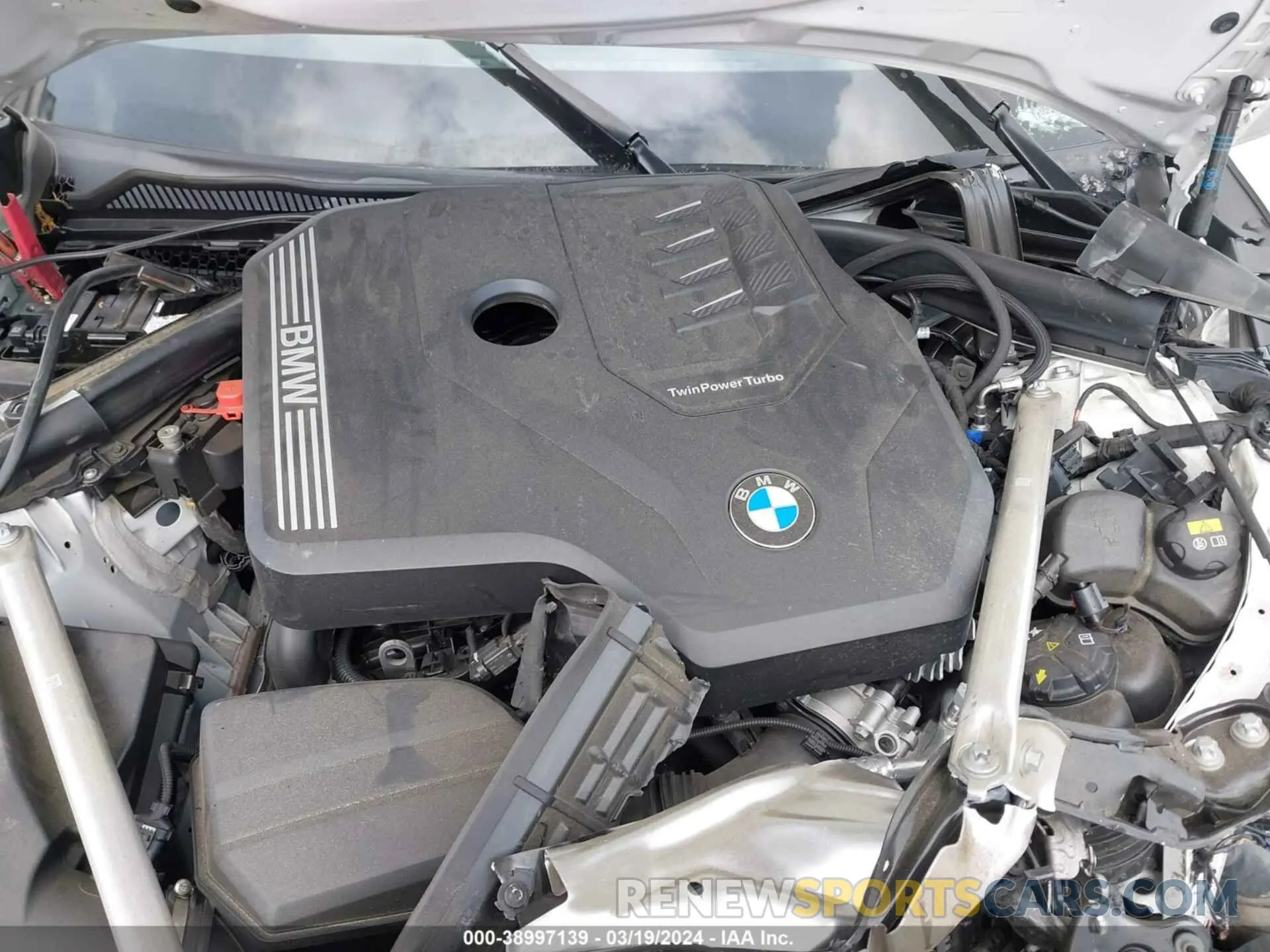 10 fotografías del automóvil dañado WBA23AT09MCH02386 BMW 430I 2021