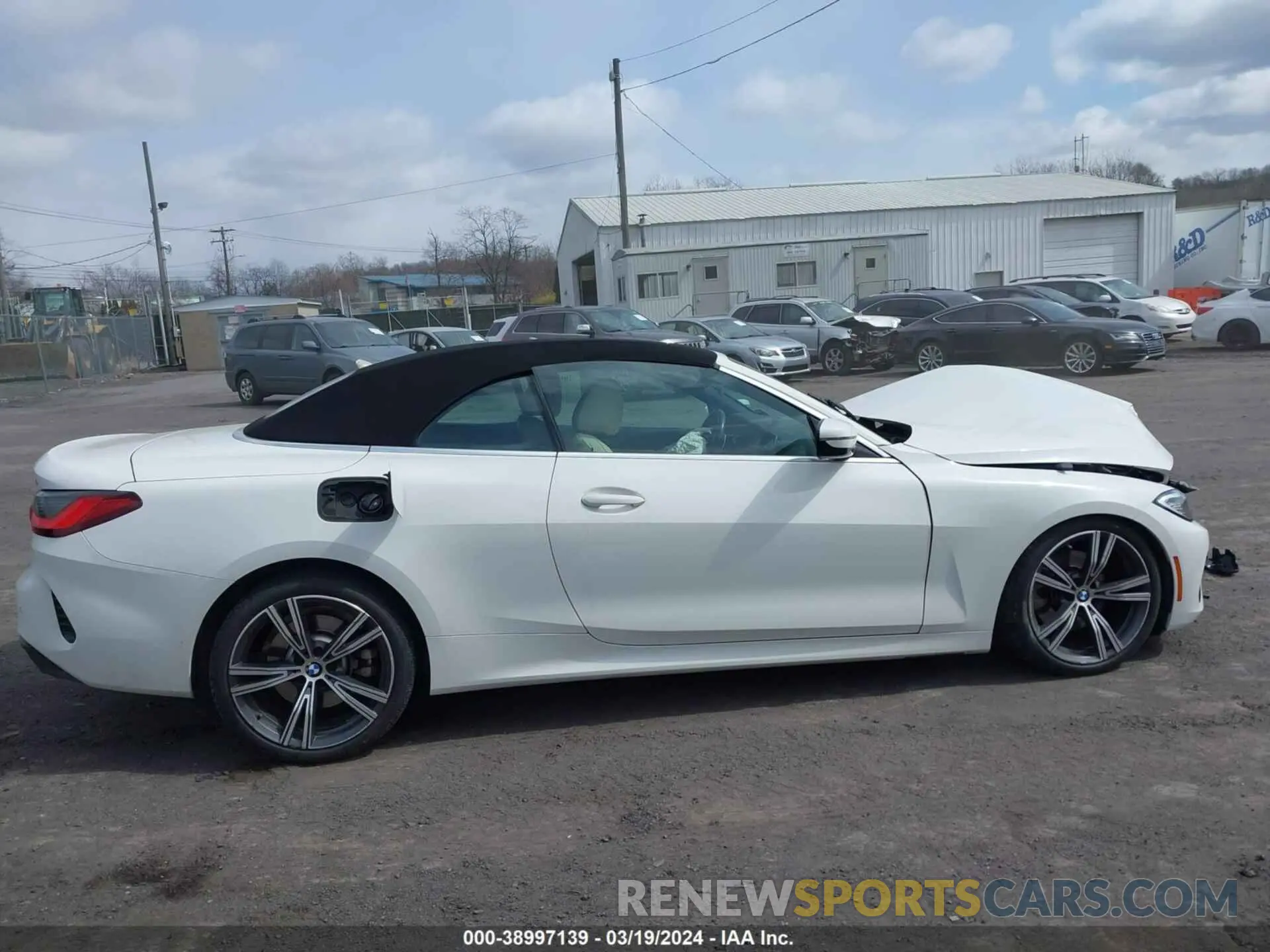 13 fotografías del automóvil dañado WBA23AT09MCH02386 BMW 430I 2021