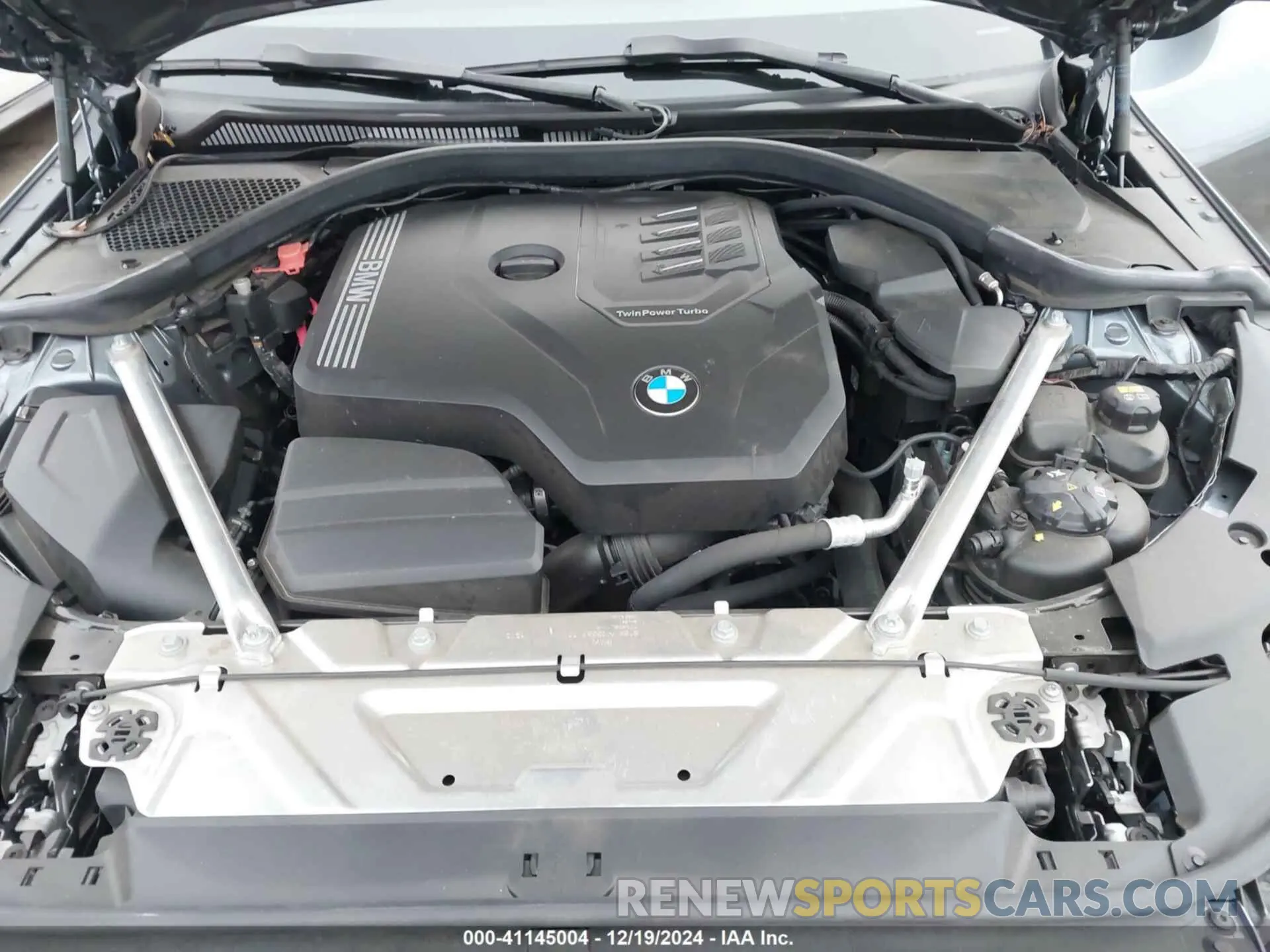 10 fotografías del automóvil dañado WBA53AP05MCF16688 BMW 430I 2021