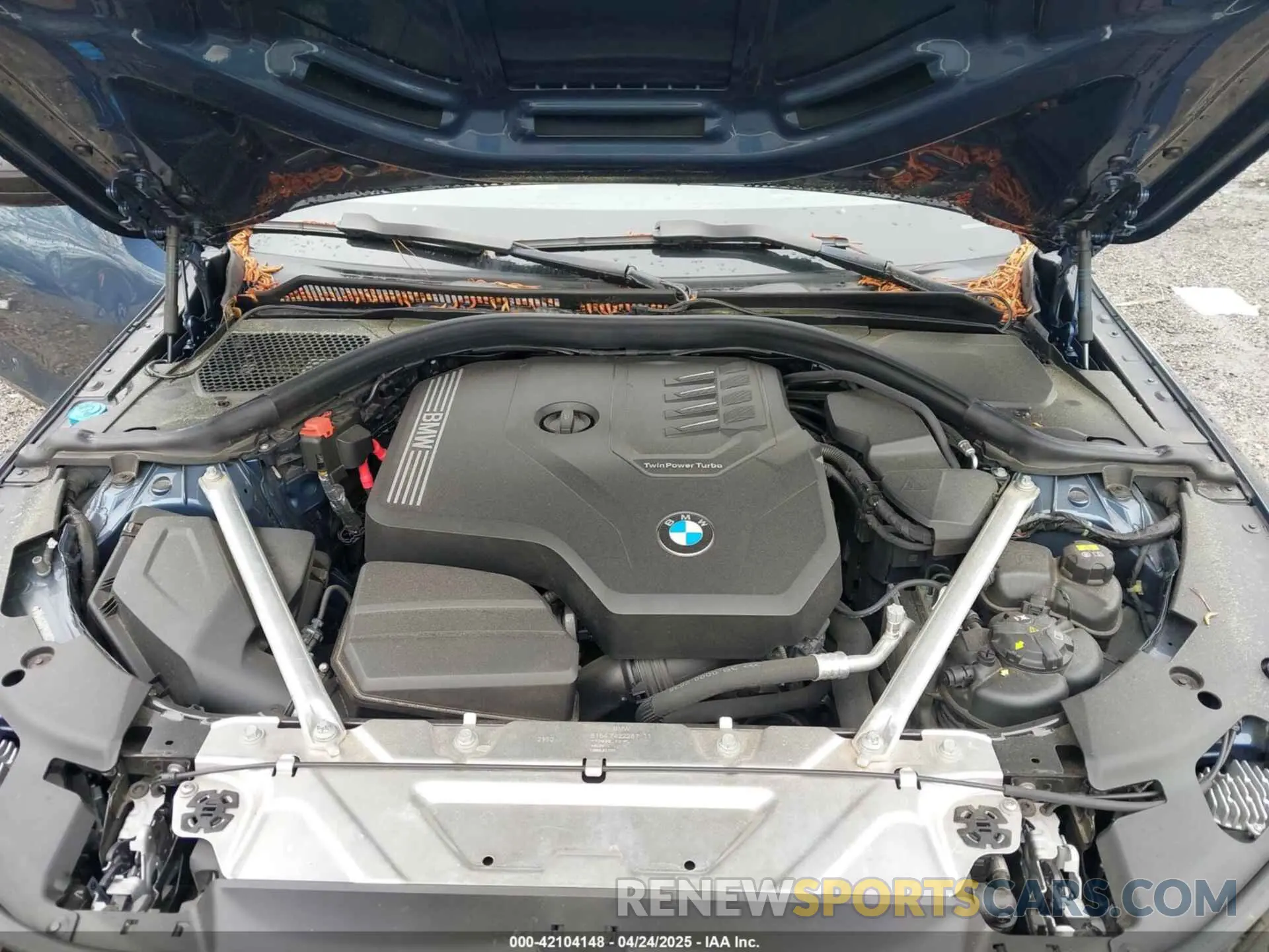 10 fotografías del automóvil dañado WBA53AP0XMCF92827 BMW 430I 2021