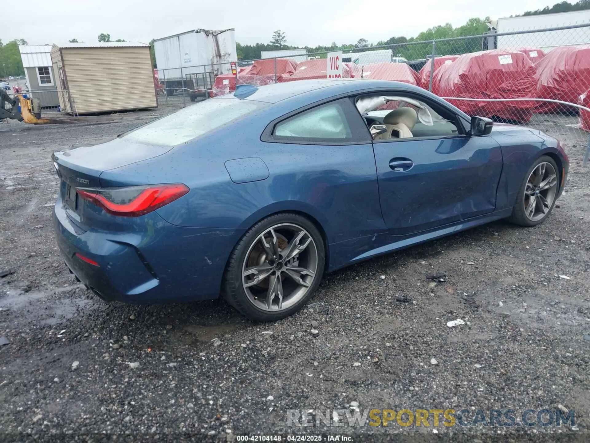 4 fotografías del automóvil dañado WBA53AP0XMCF92827 BMW 430I 2021
