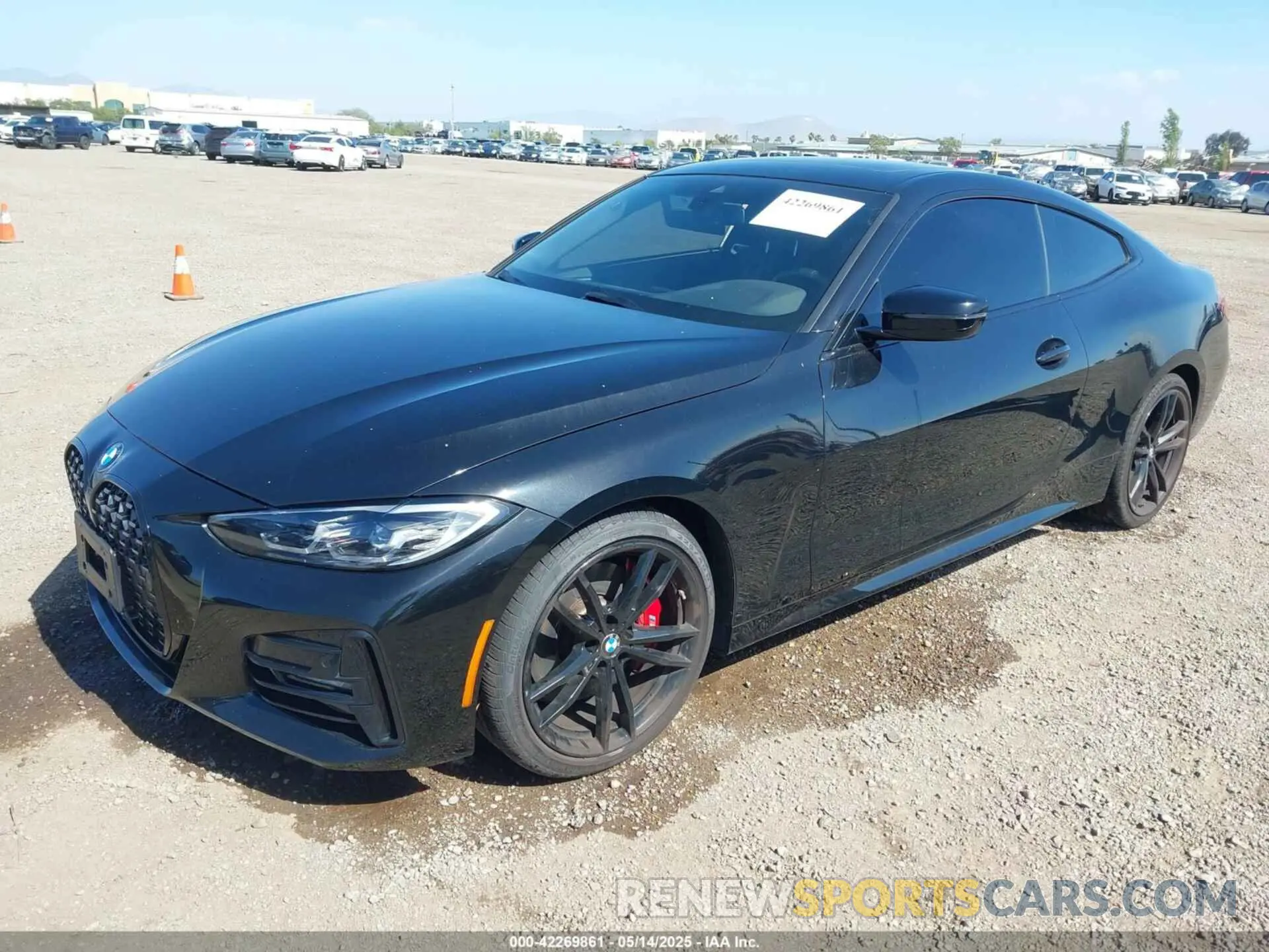 2 fotografías del automóvil dañado WBA73AP01MCG12892 BMW 430I 2021