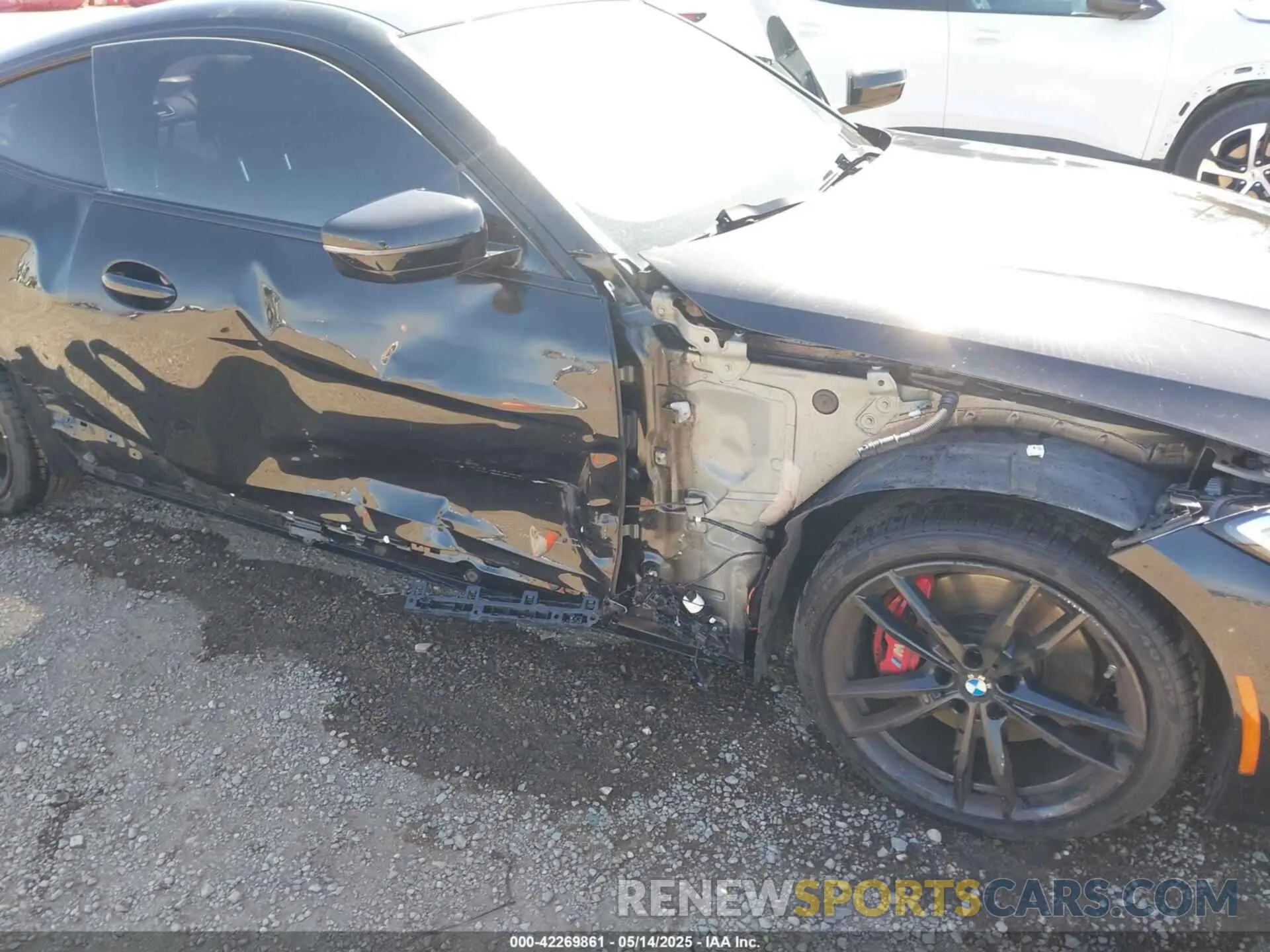 6 fotografías del automóvil dañado WBA73AP01MCG12892 BMW 430I 2021