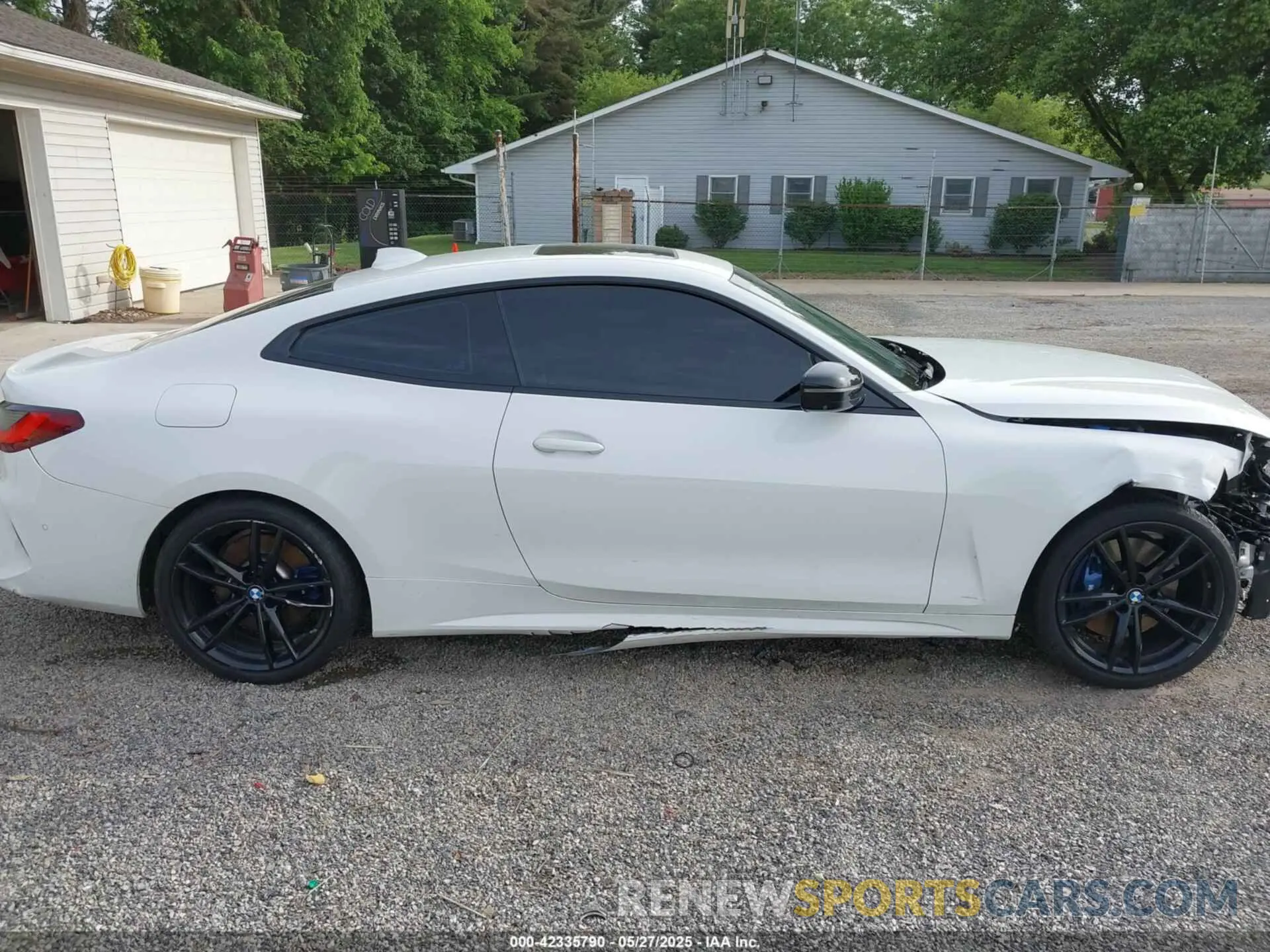 14 fotografías del automóvil dañado WBA73AP05MCG14970 BMW 430I 2021