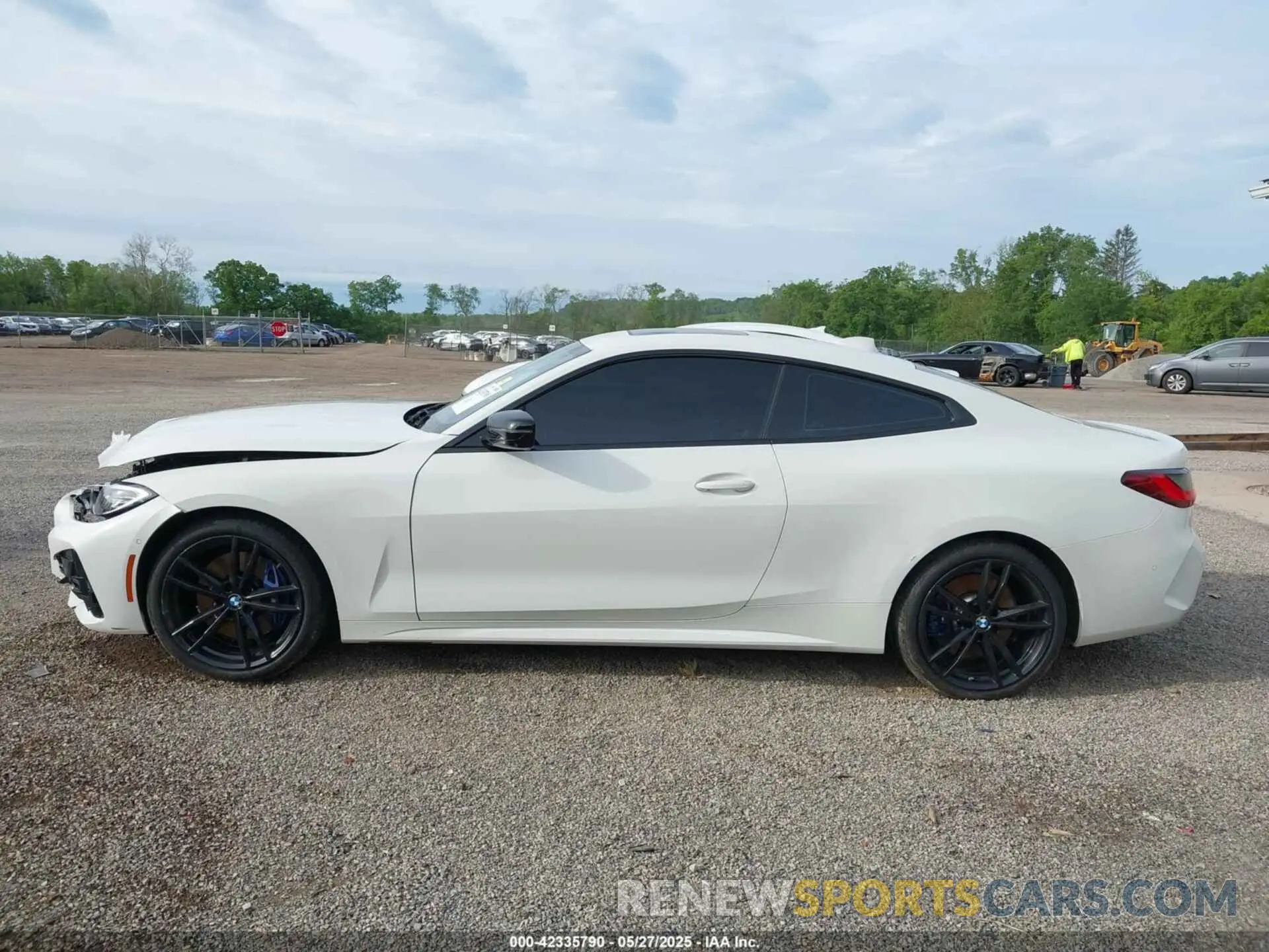 15 fotografías del automóvil dañado WBA73AP05MCG14970 BMW 430I 2021